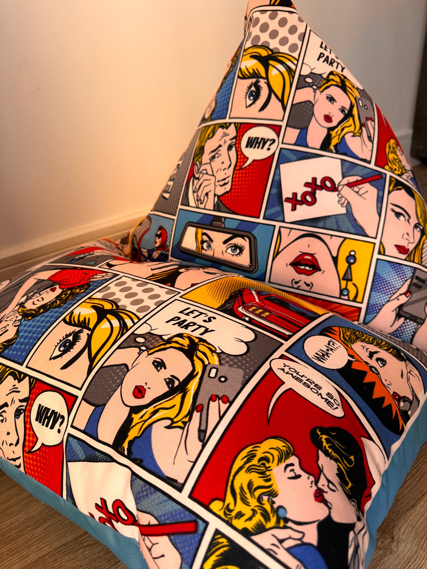 Comic book beanbag