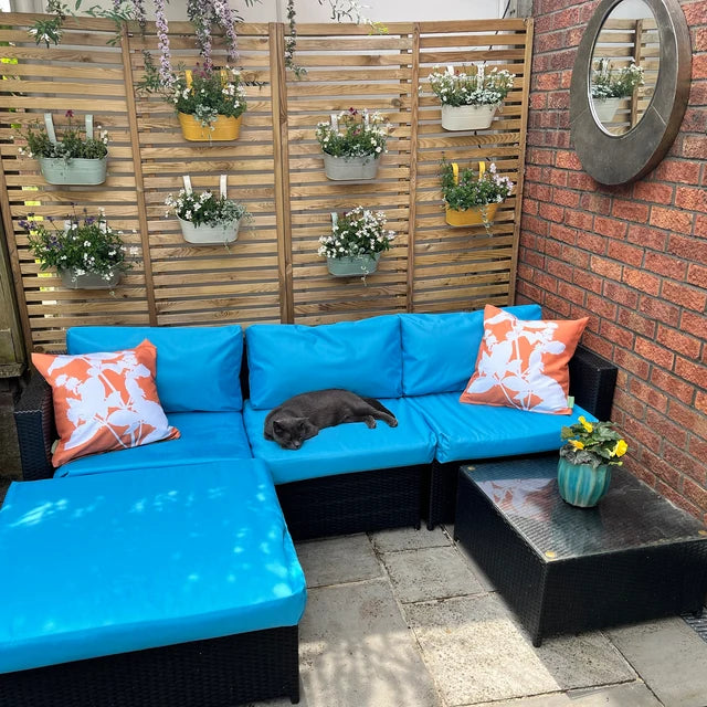 Waterproof rattan furniture cushion covers, pallet furniture cushion covers, bespoke furniture cushion covers, garden furniture