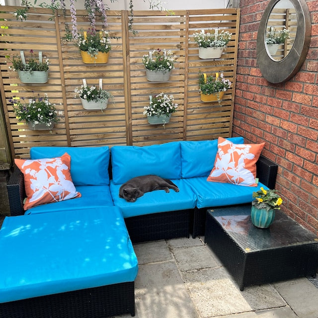 Waterproof rattan furniture cushion covers, pallet furniture cushion covers, bespoke furniture cushion covers, garden furniture