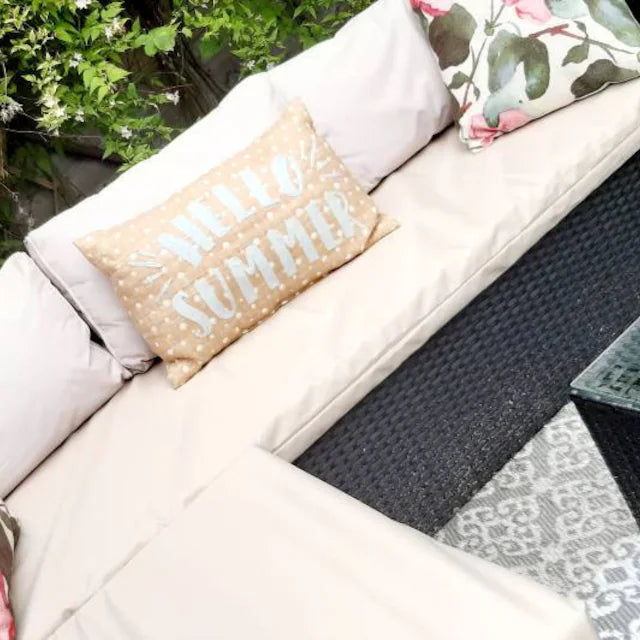 Waterproof rattan furniture cushion covers, pallet furniture cushion covers, bespoke furniture cushion covers, garden furniture
