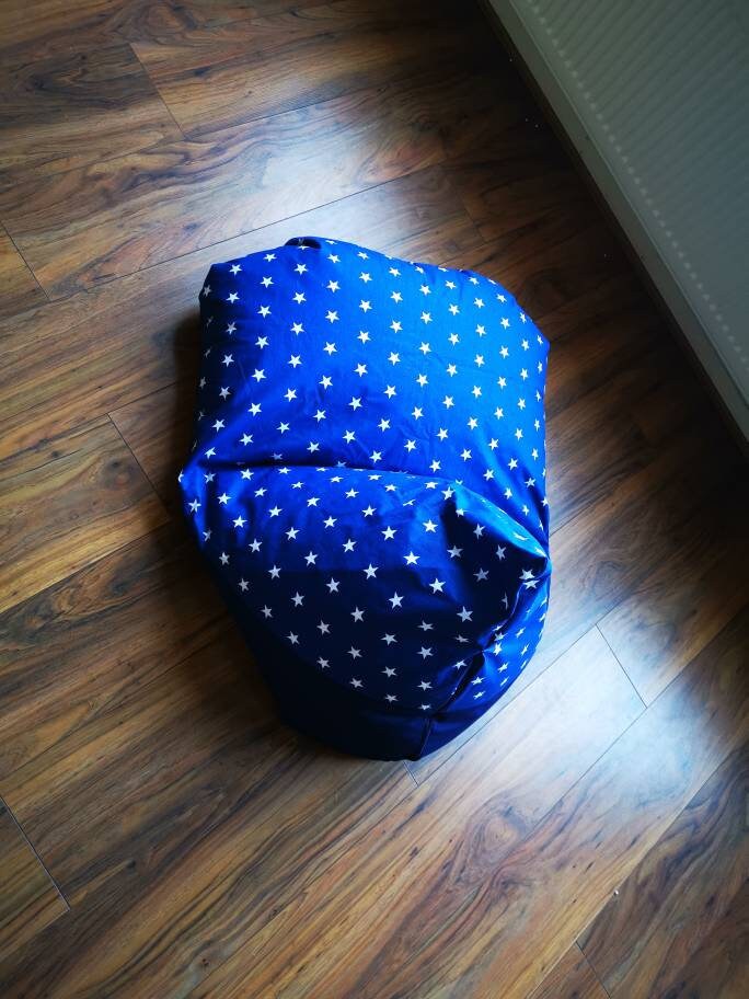 Starry Night Dream | The Blue and White Stars Beanbag