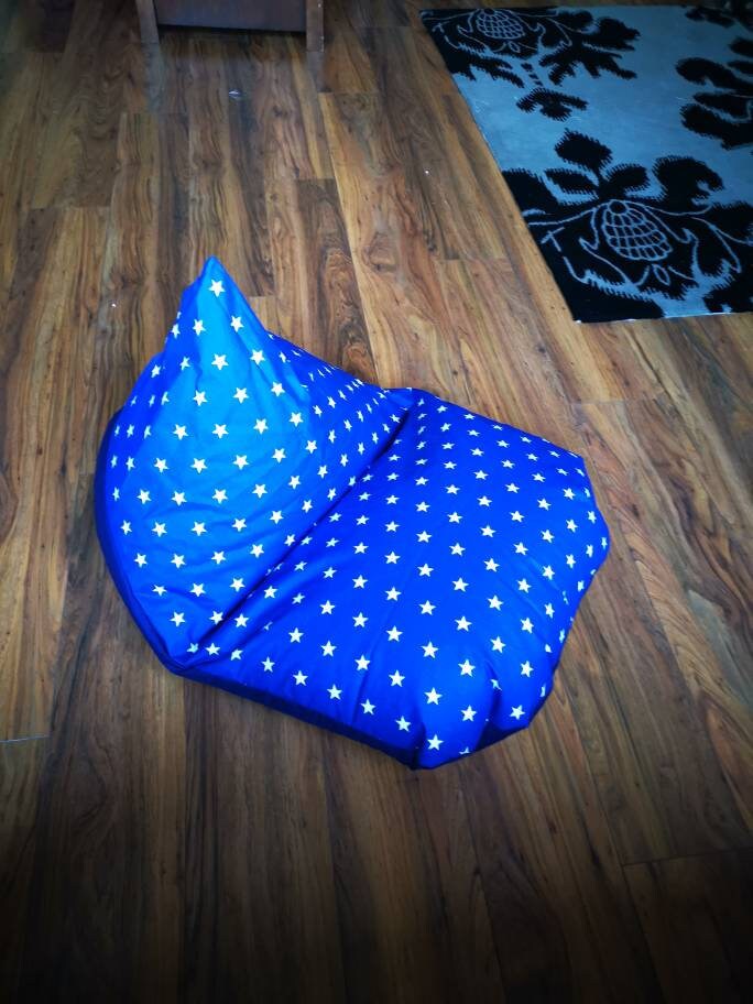 Starry Night Dream | The Blue and White Stars Beanbag