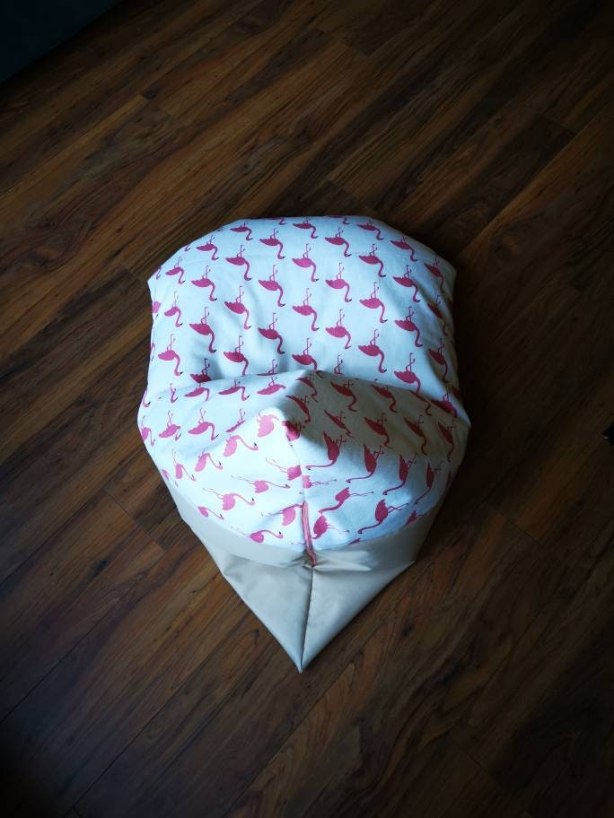 Pink Flamingoes Beanbag