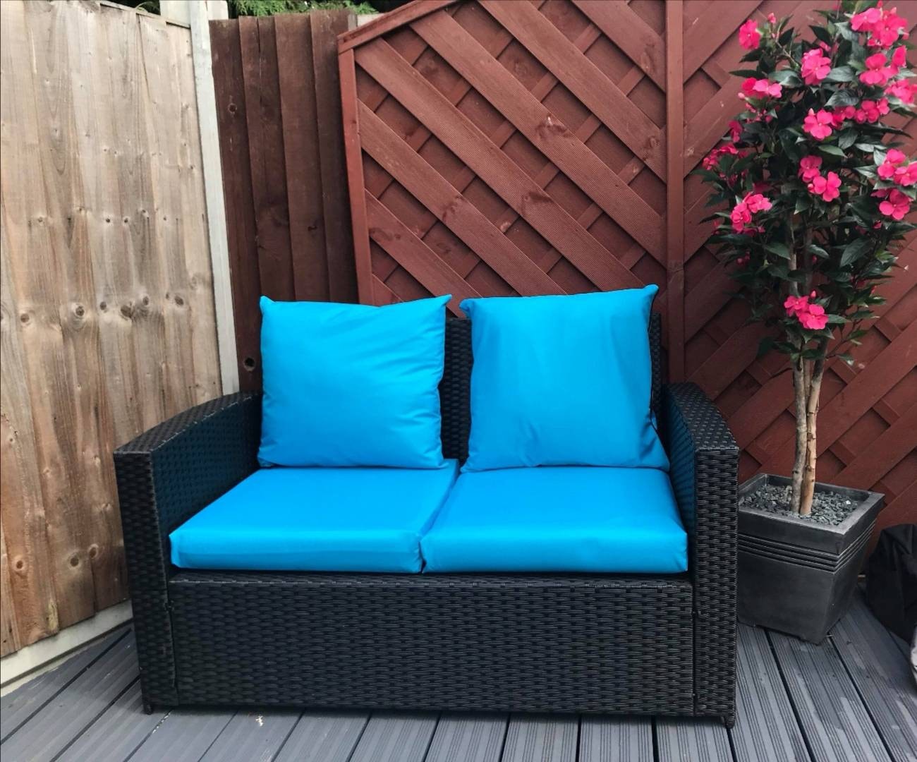 Waterproof rattan furniture cushion covers, pallet furniture cushion covers, bespoke furniture cushion covers, garden furniture