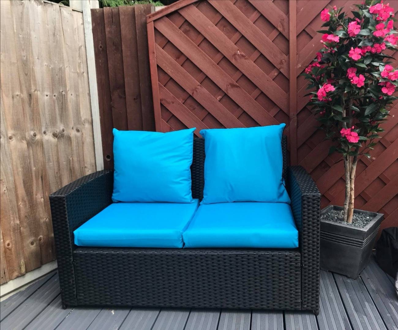 Waterproof rattan furniture cushion covers, pallet furniture cushion covers, bespoke furniture cushion covers, garden furniture