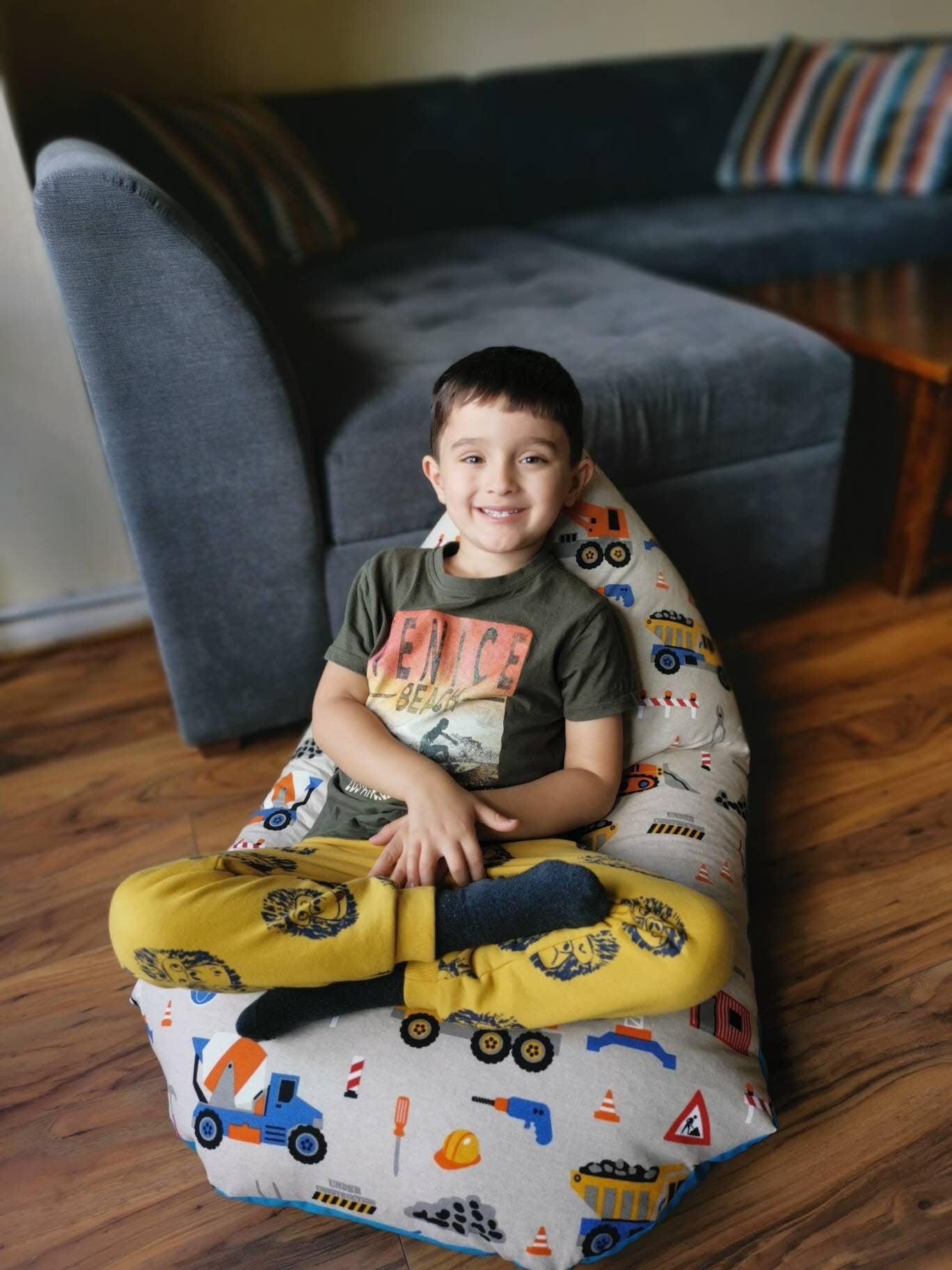 Construction Vehicles Children's Beanbag