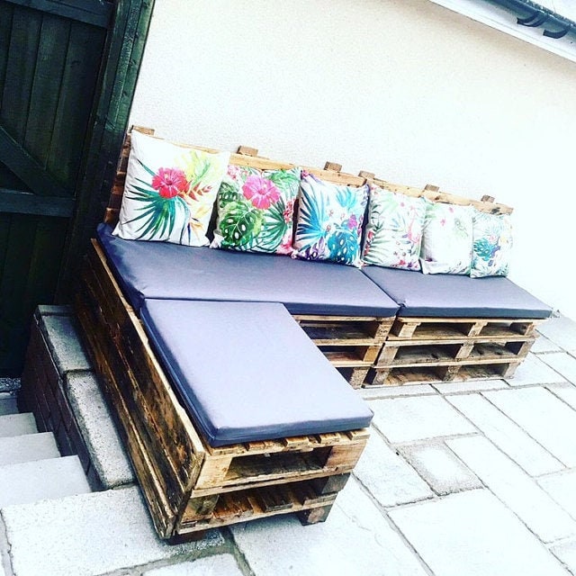 Waterproof rattan furniture cushion covers, pallet furniture cushion covers, bespoke furniture cushion covers, garden furniture