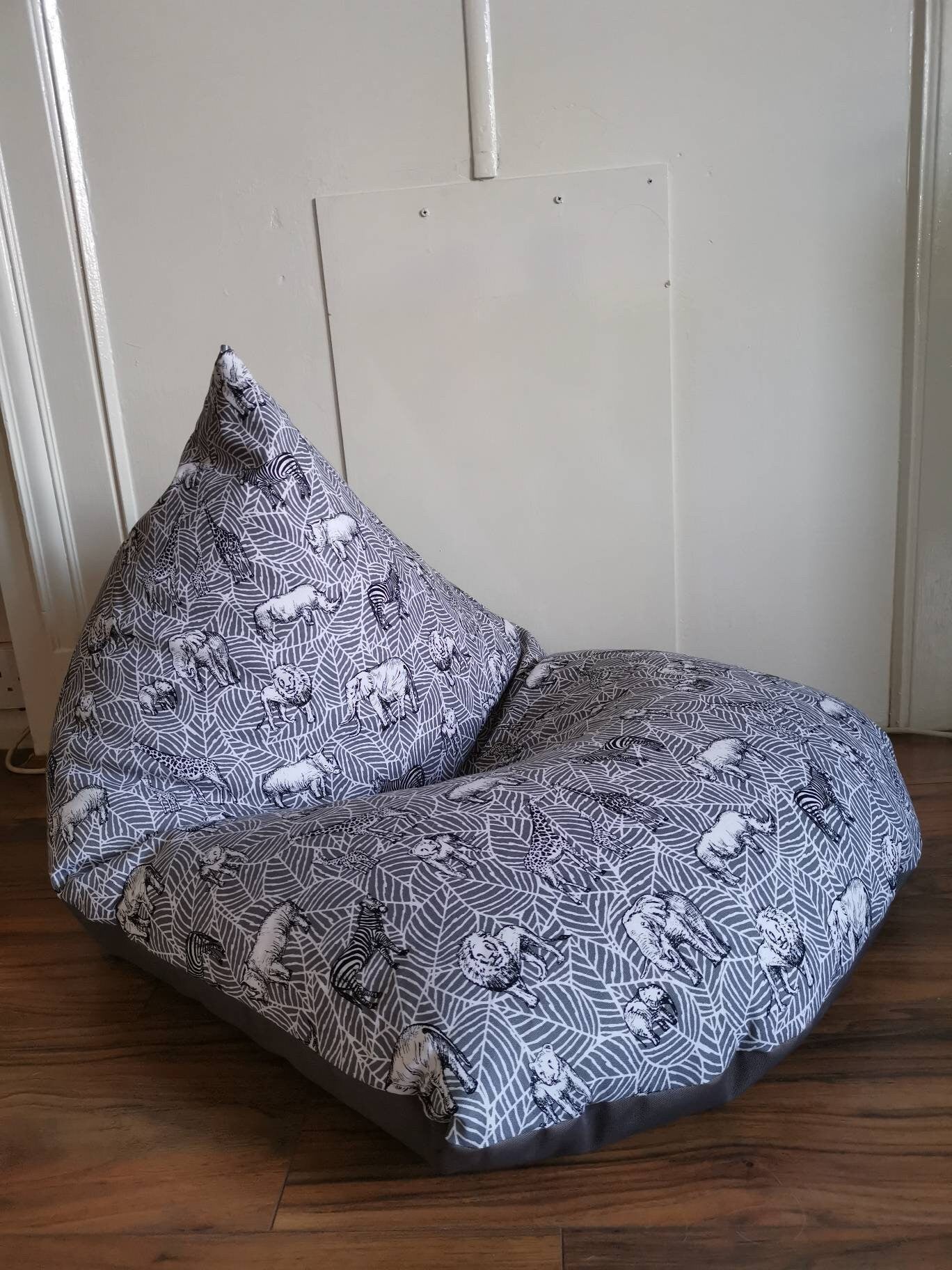 Grey Safari Beanbag