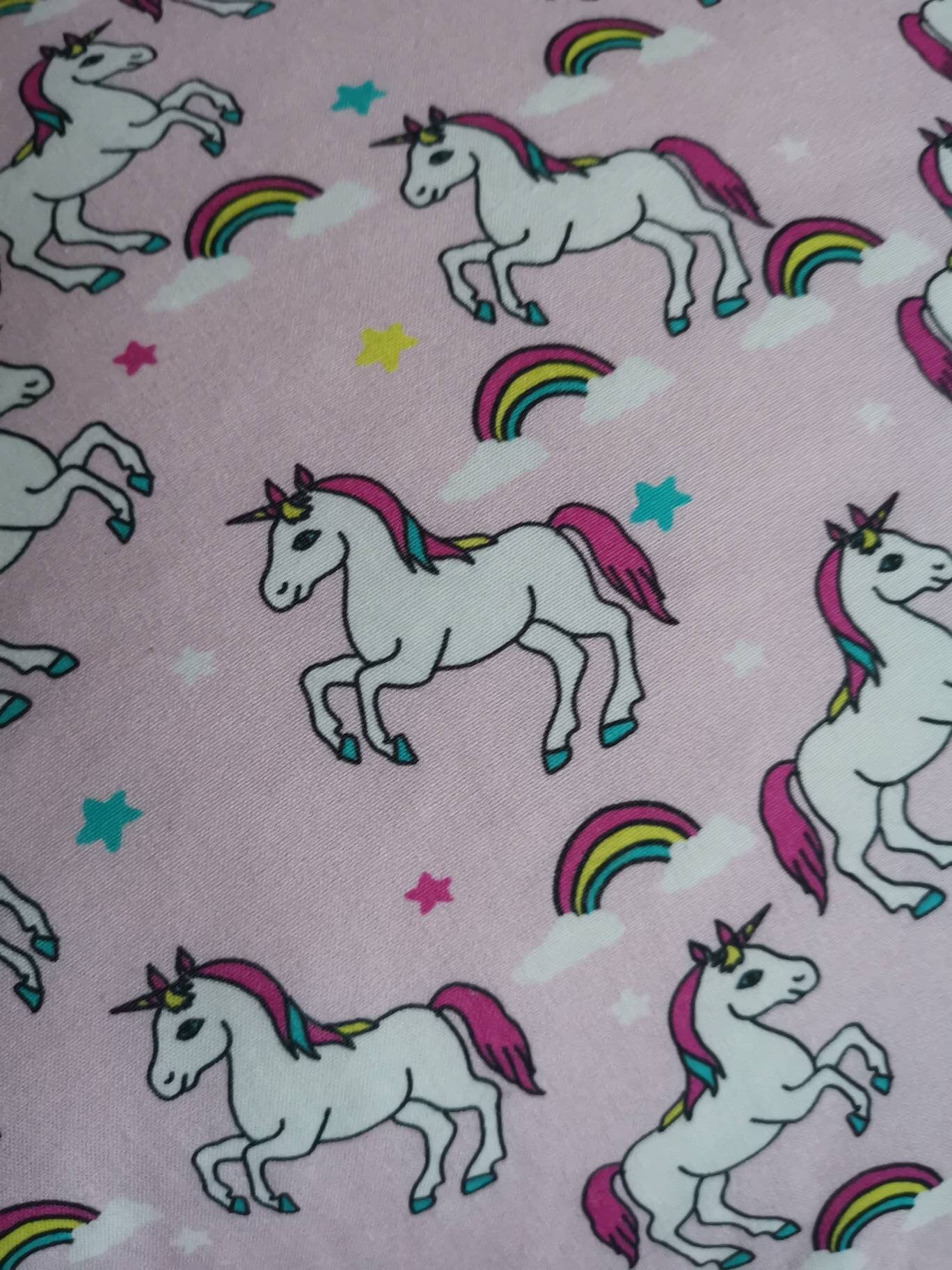Pink Unicorns Beanbag