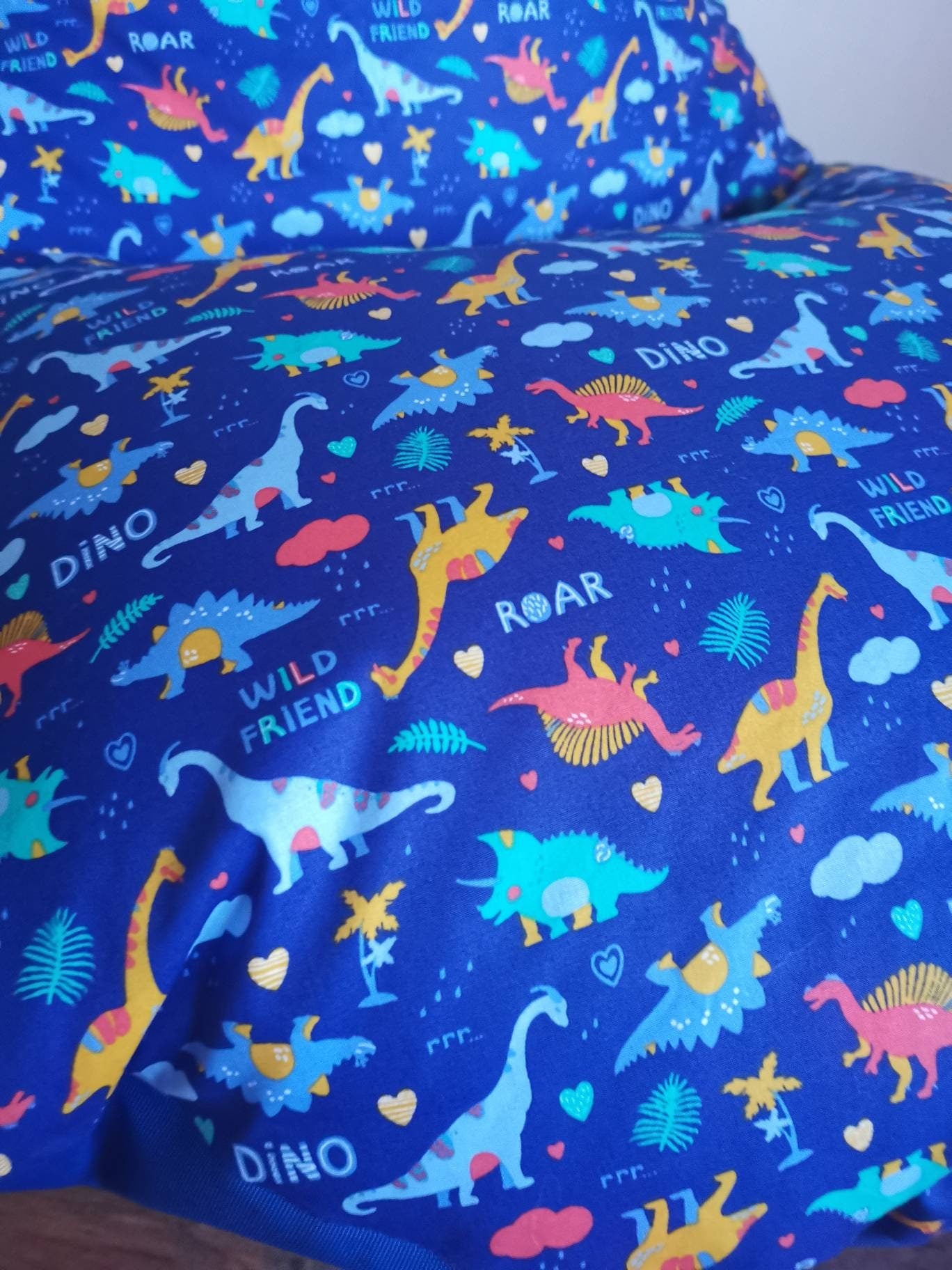 Blue Dinosaurs Beanbag