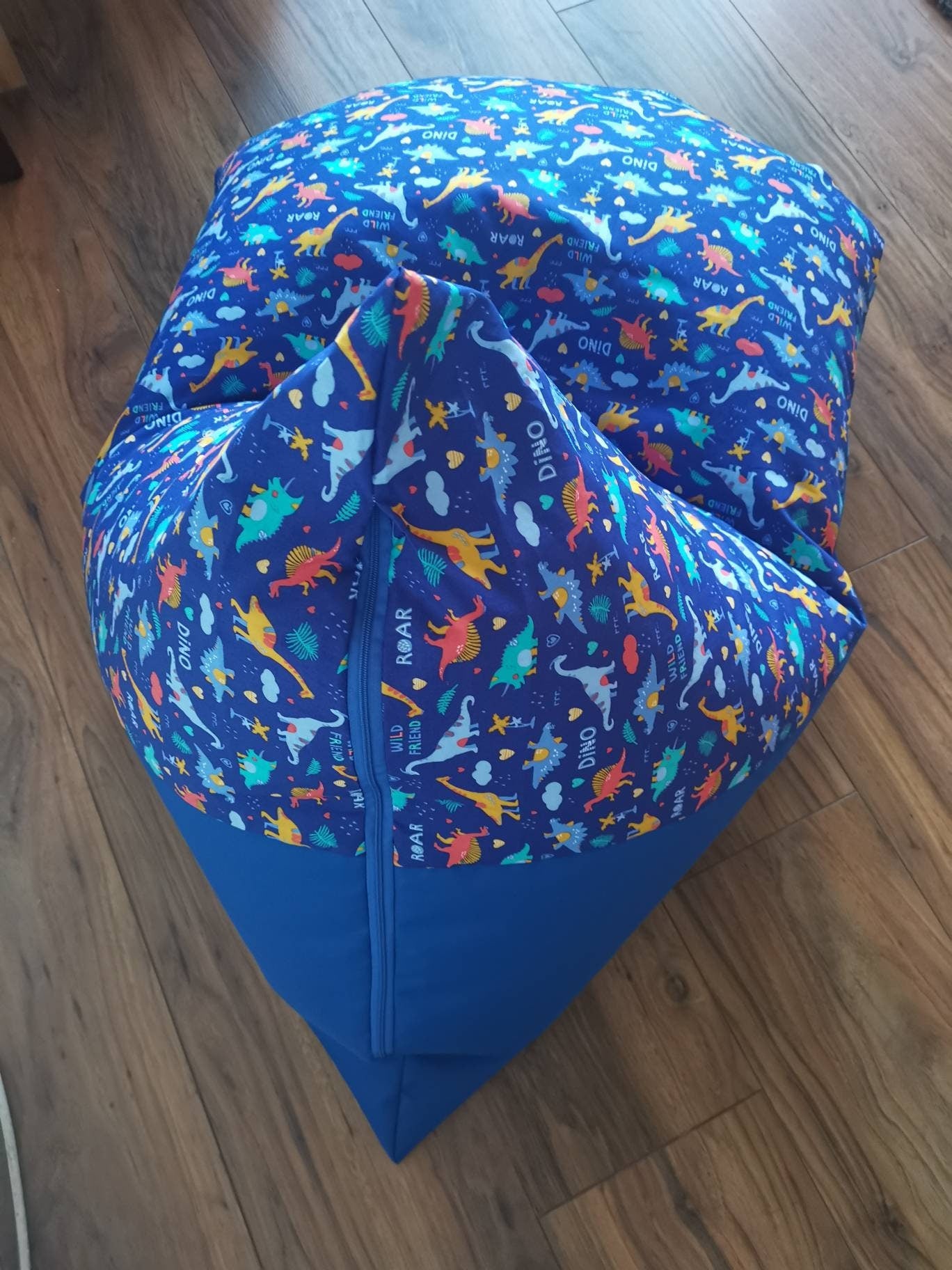 Blue Dinosaurs Beanbag