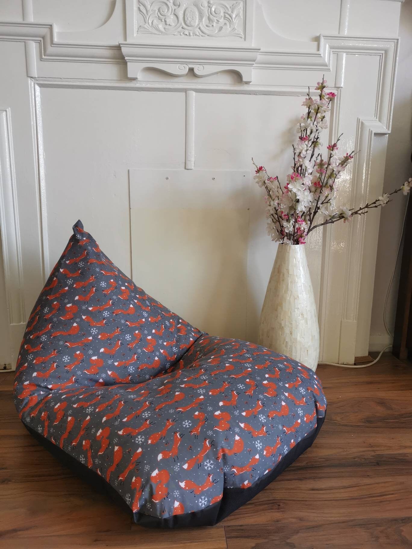 Winter Foxes Beanbag