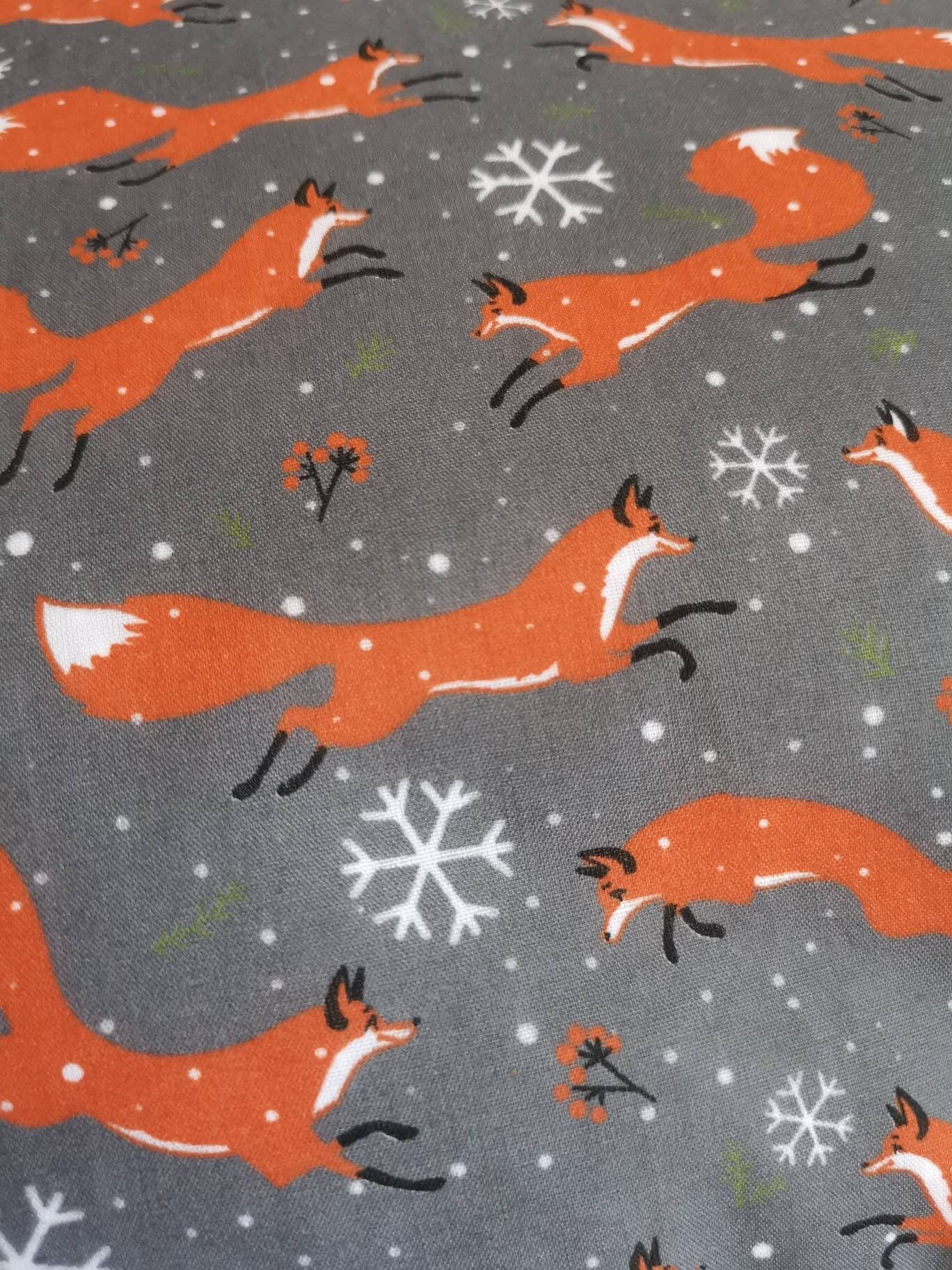 Winter Foxes Beanbag
