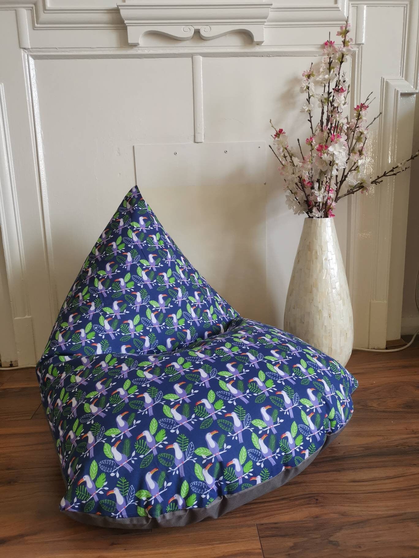 Blue Toucans Beanbag