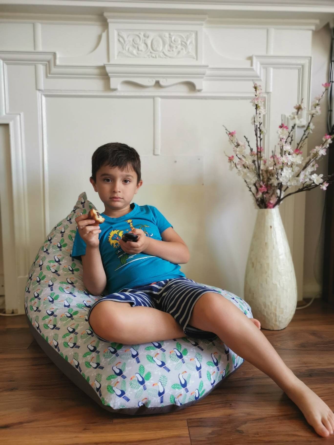 Blue Toucans Beanbag