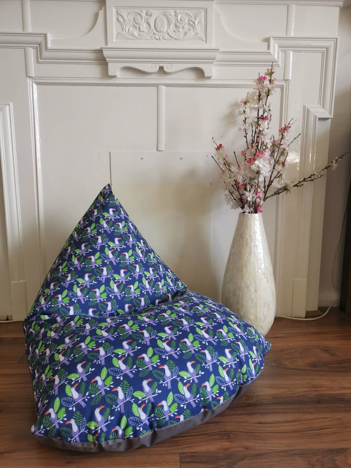 Blue Toucans Beanbag