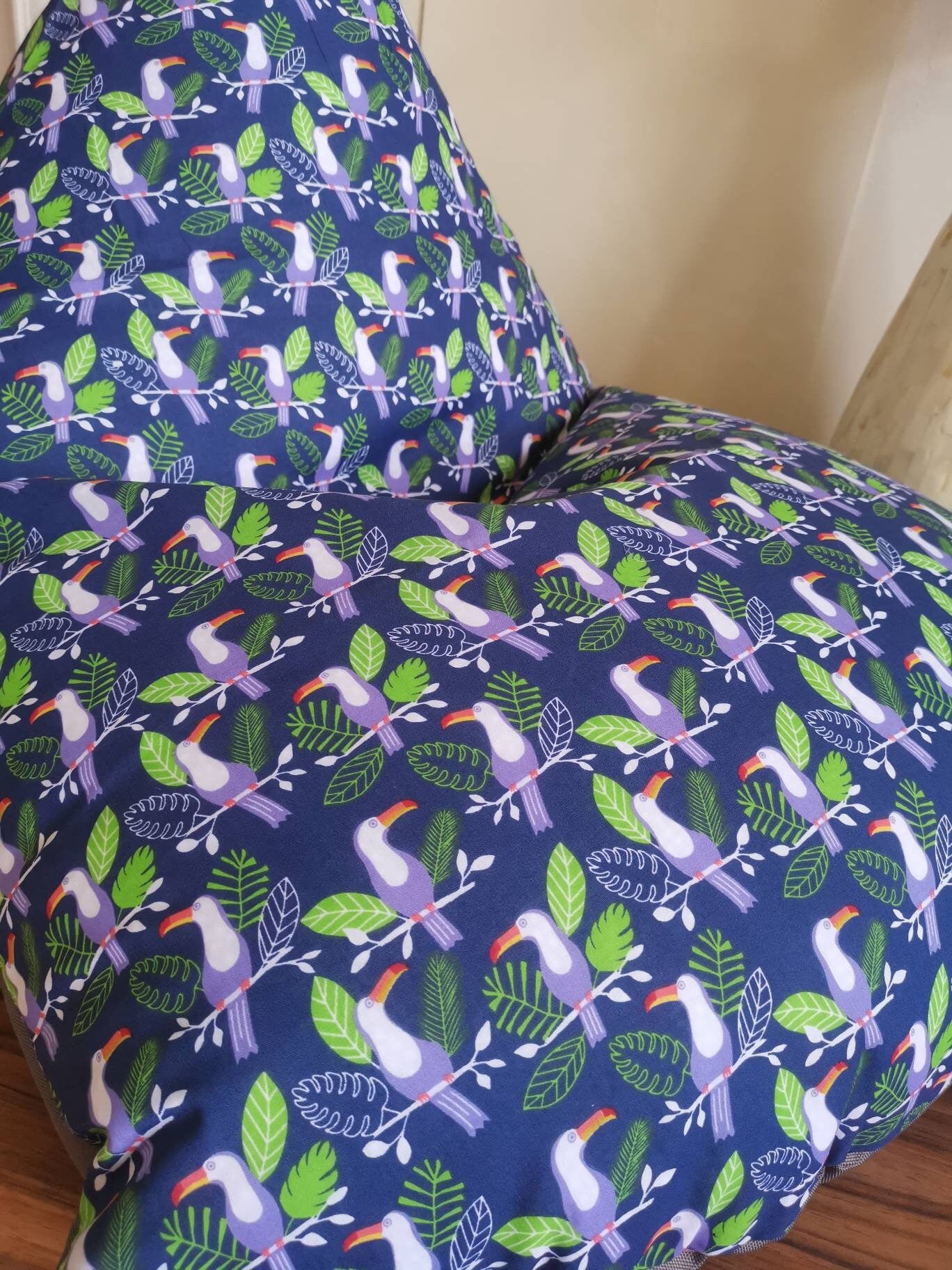 Blue Toucans Beanbag