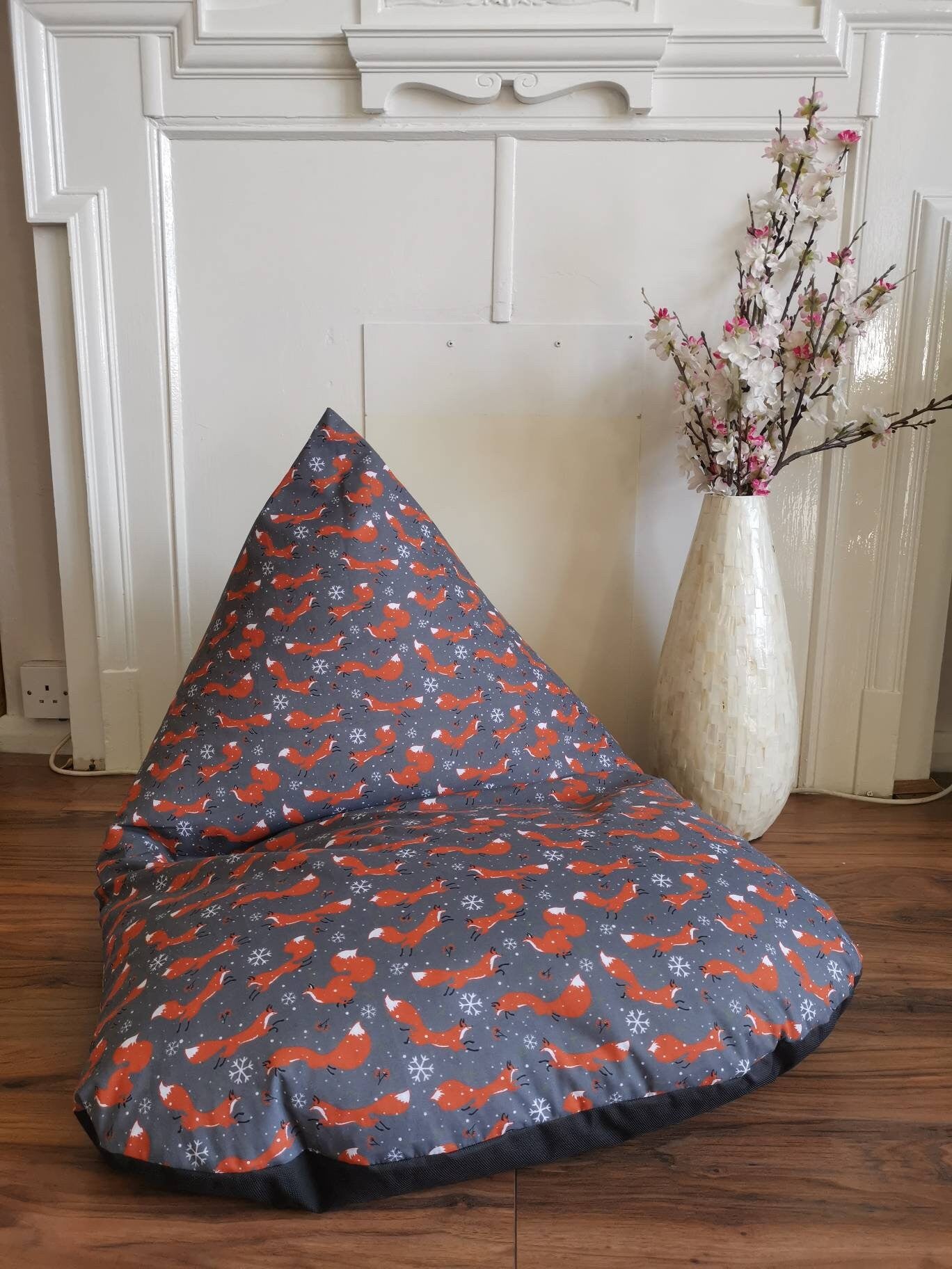 Winter Foxes Beanbag