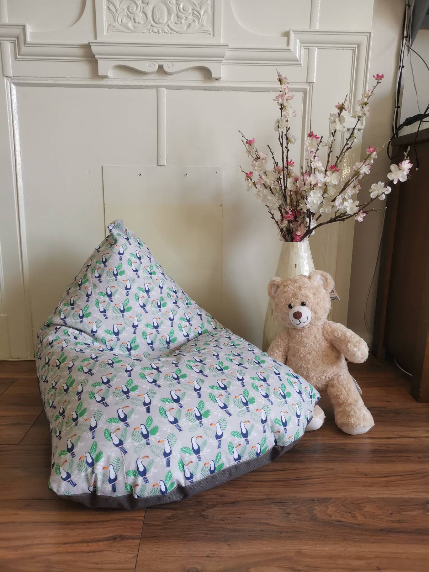 Blue Toucans Beanbag