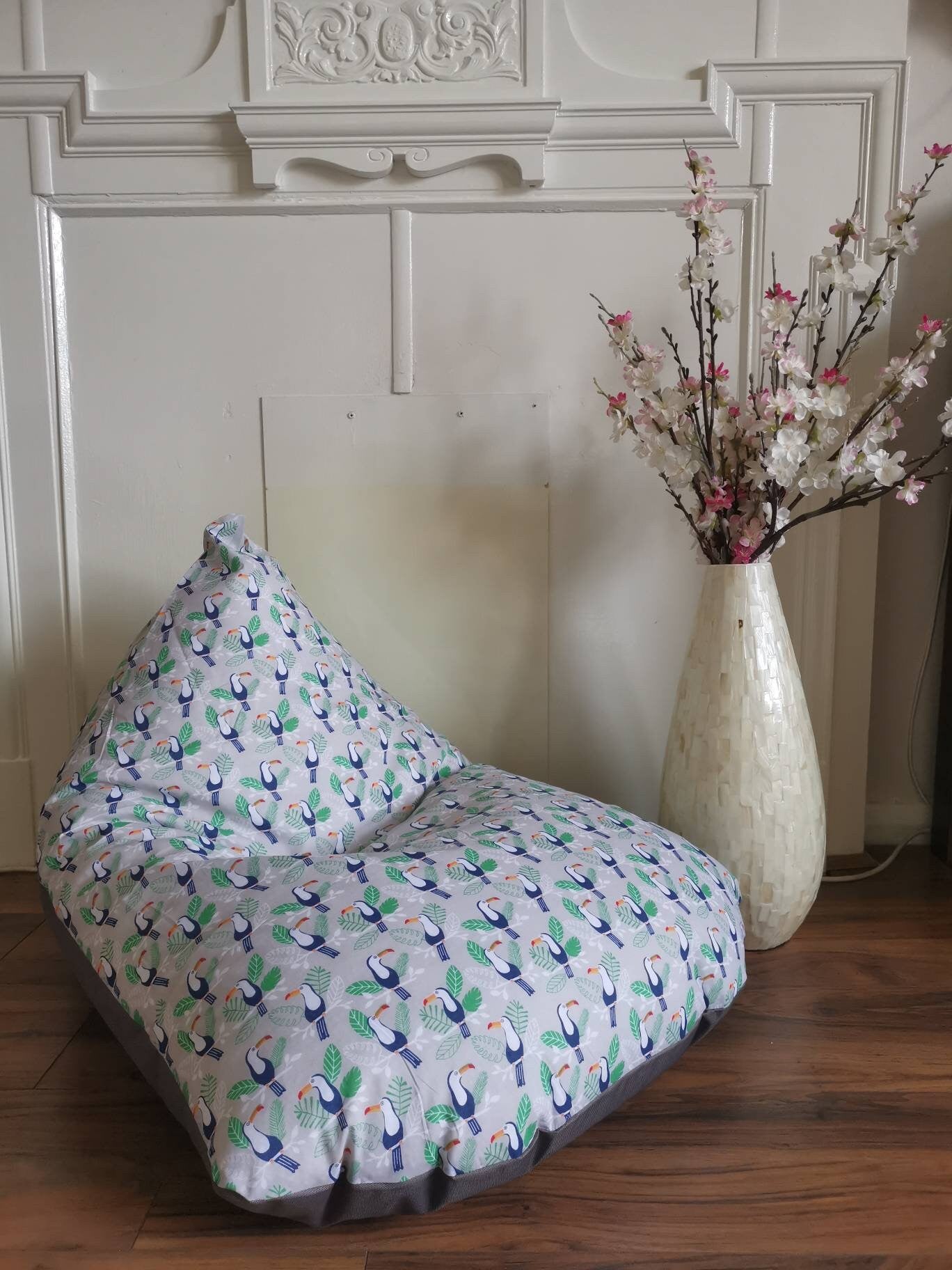Blue Toucans Beanbag