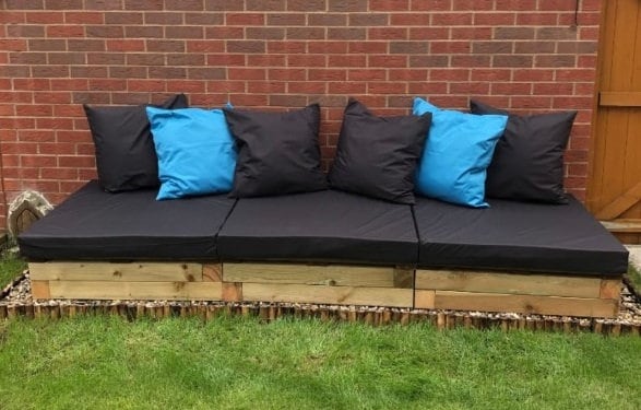 Waterproof rattan furniture cushion covers, pallet furniture cushion covers, bespoke furniture cushion covers, garden furniture
