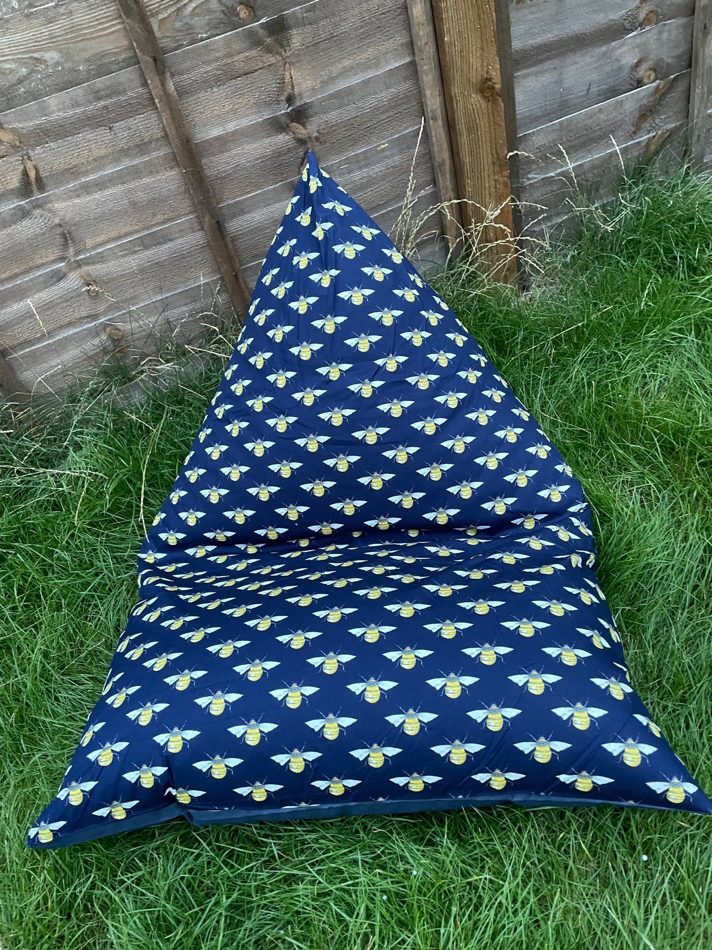 Bees Children's Beanbag or soft toys storage beanbag cover