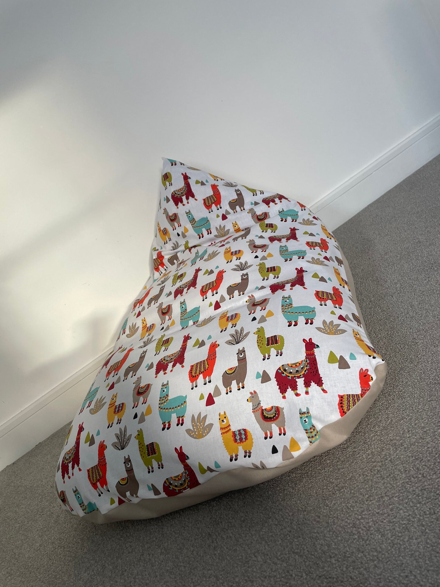 Party Llamas Beanbag or Soft Toys Storage Beanbag Cover