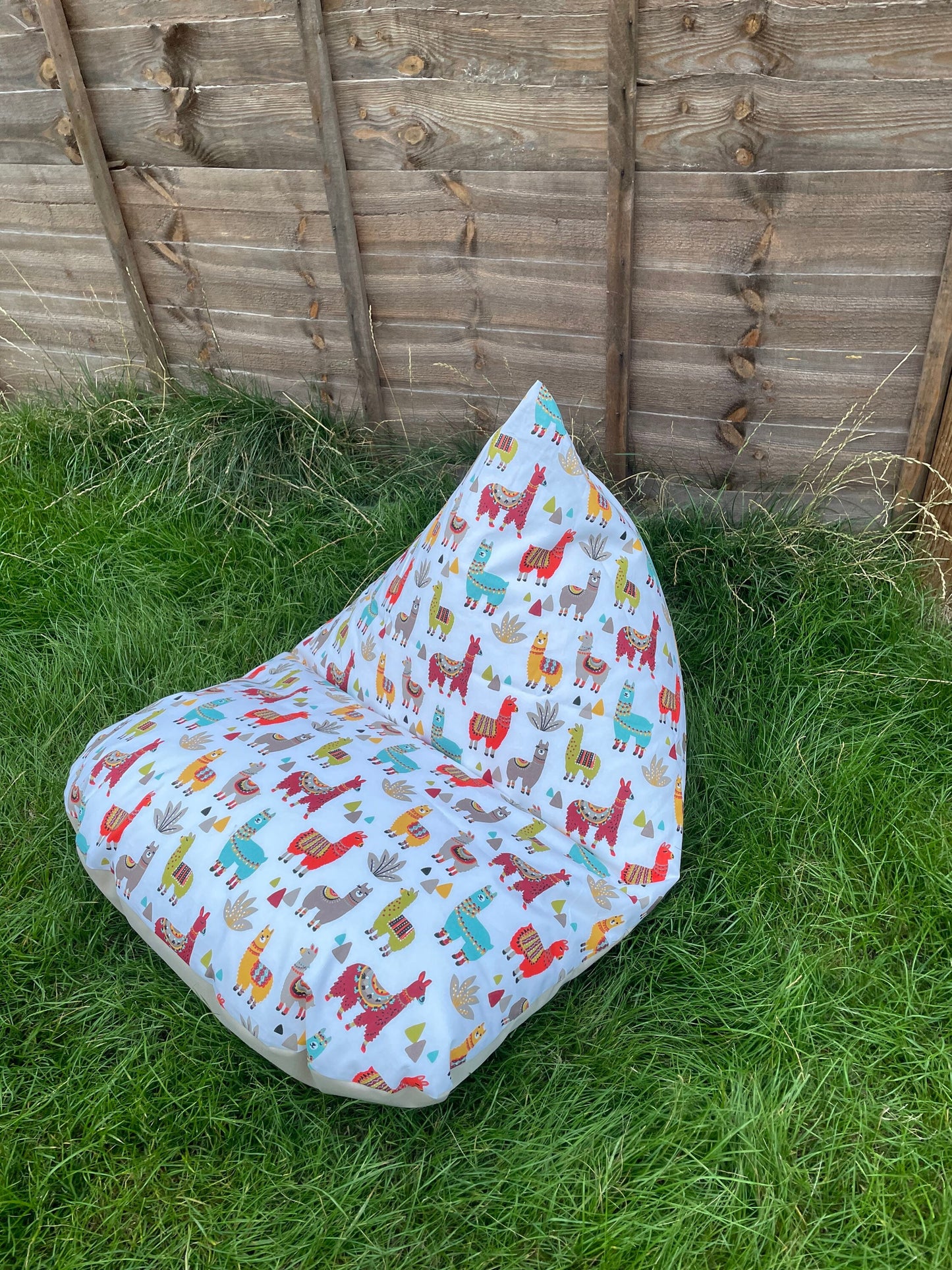 Party Llamas Beanbag or Soft Toys Storage Beanbag Cover