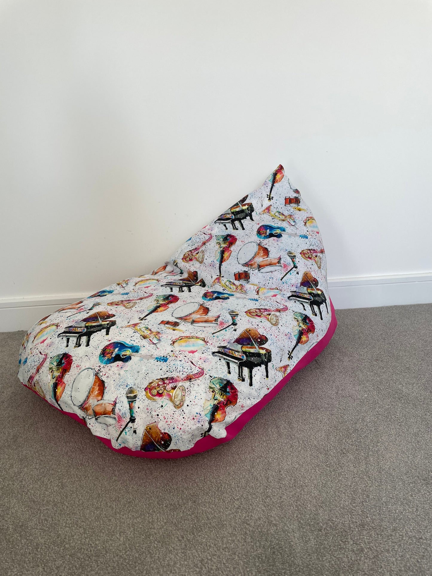 Musical Instruments Beanbag or Soft Toys Storage Beanbag Cover