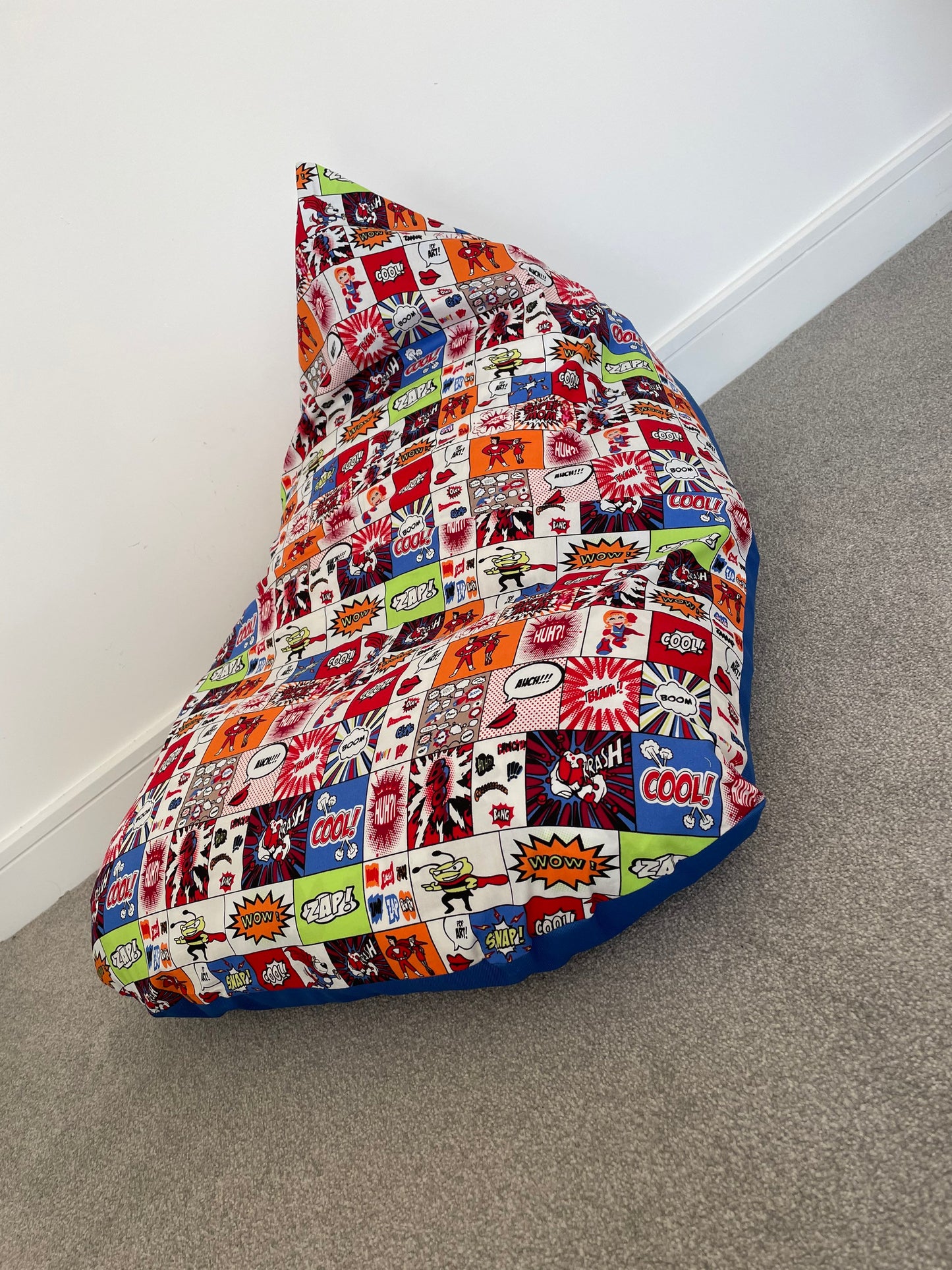Superheroes Comic Book Beanbag or soft toys storage beanbag cover