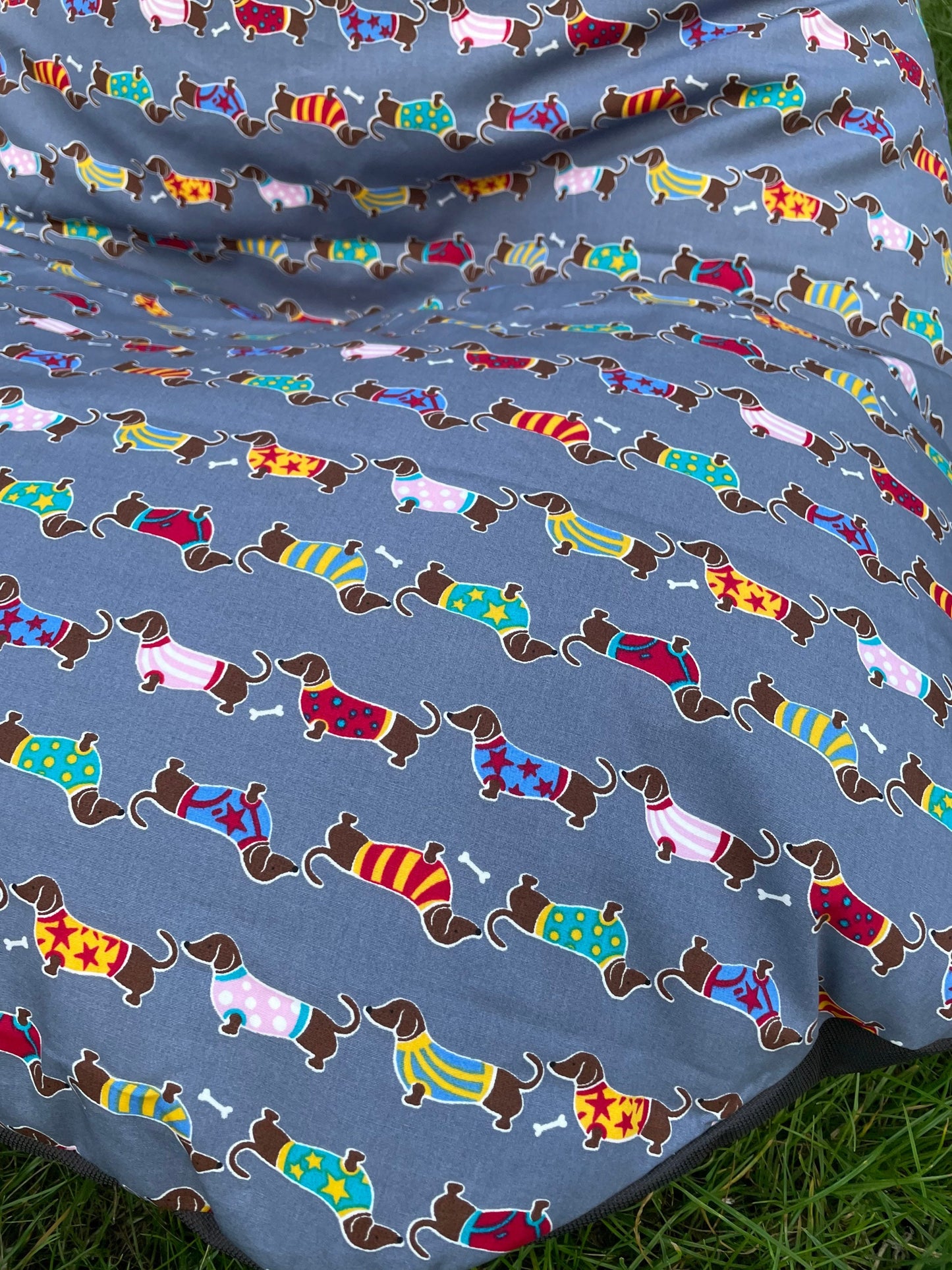 Dachshund Beanbag or Soft Toys Storage Beanbag Cover