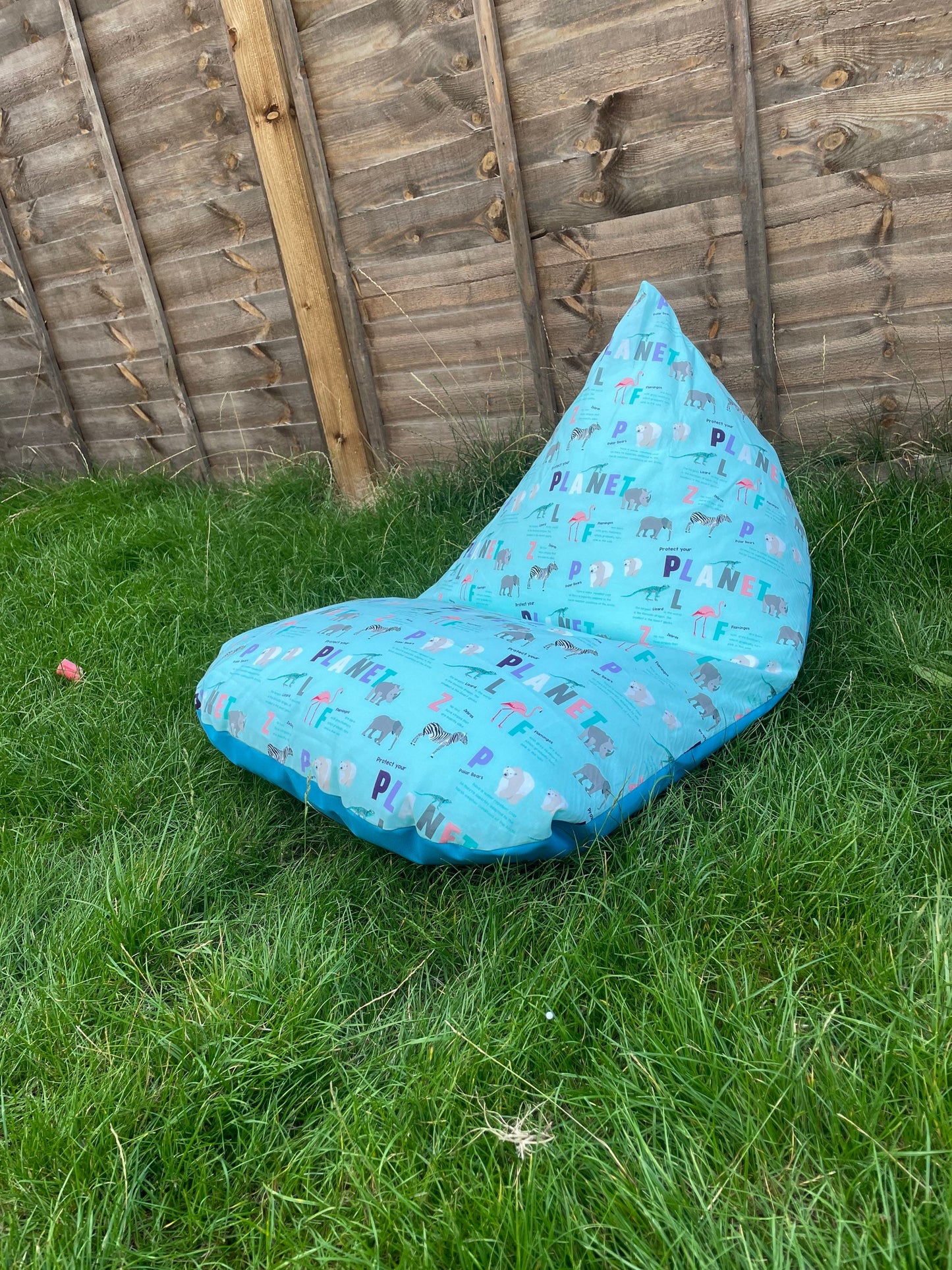 Animals and Letters Beanbag or soft toys storage beanbag cover