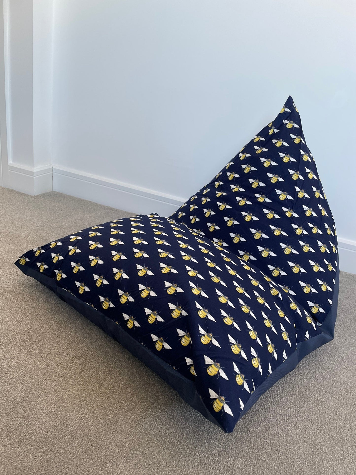 Bees Children's Beanbag or soft toys storage beanbag cover