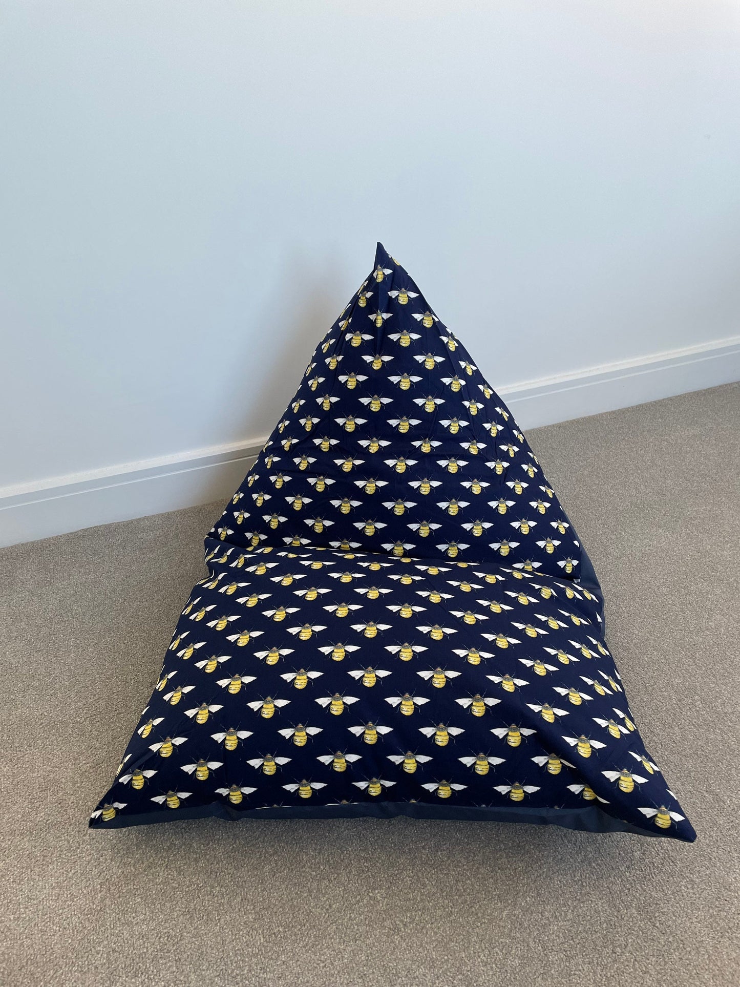 Bees Children's Beanbag or soft toys storage beanbag cover