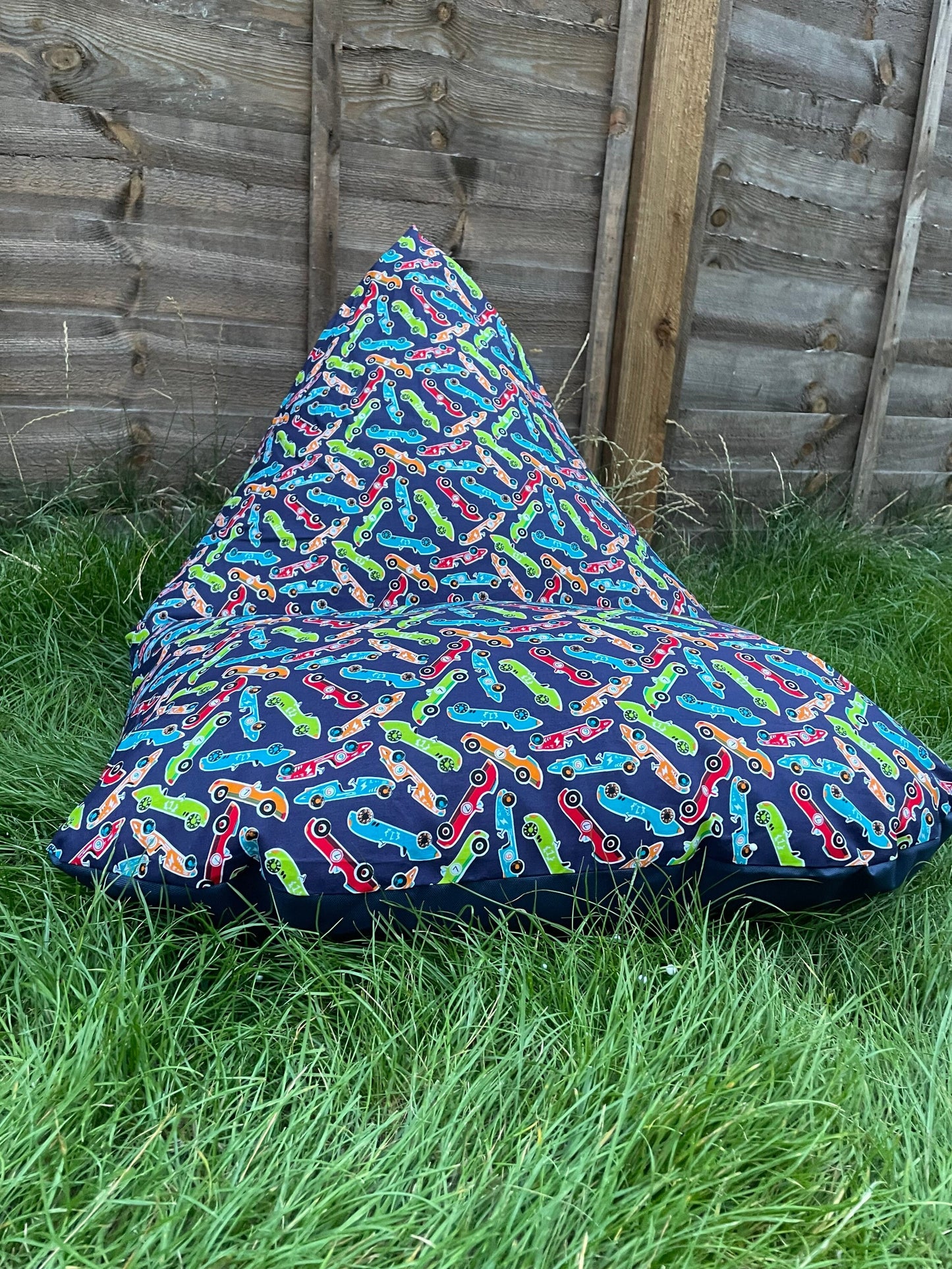 Race Cars Beanbag or Soft Toys Storage Beanbag Cover