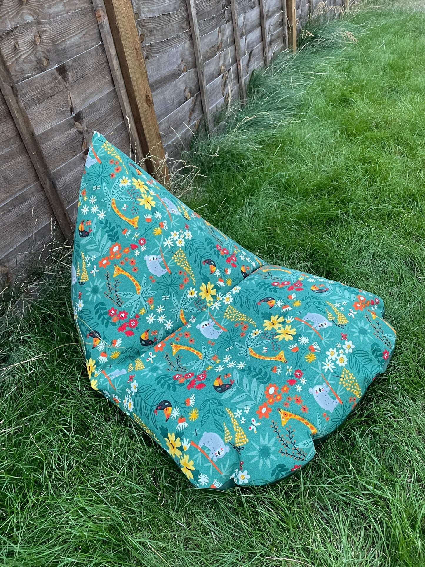 Safari Animals Beanbag or soft toys storage beanbag cover