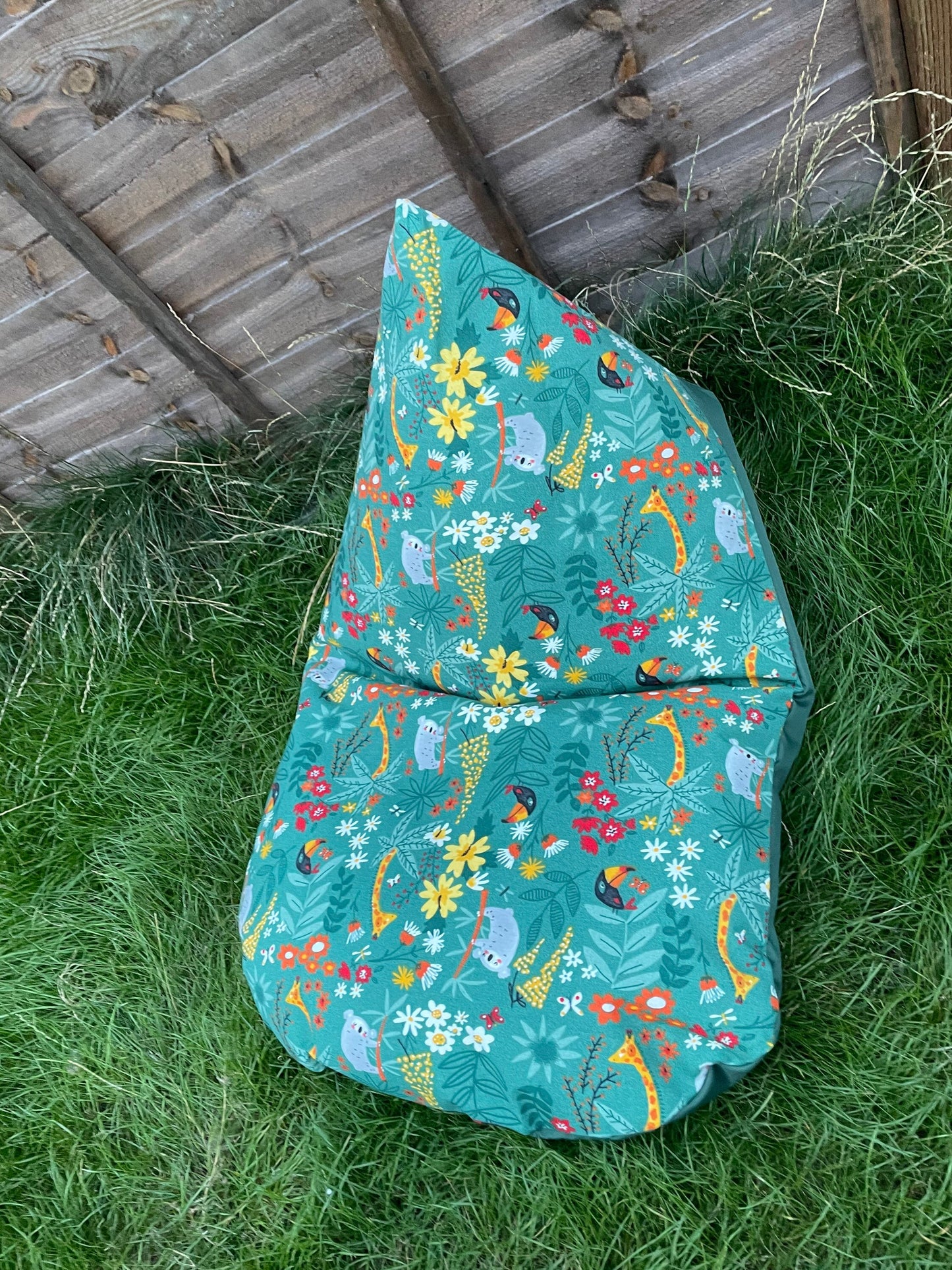 Safari Animals Beanbag or soft toys storage beanbag cover