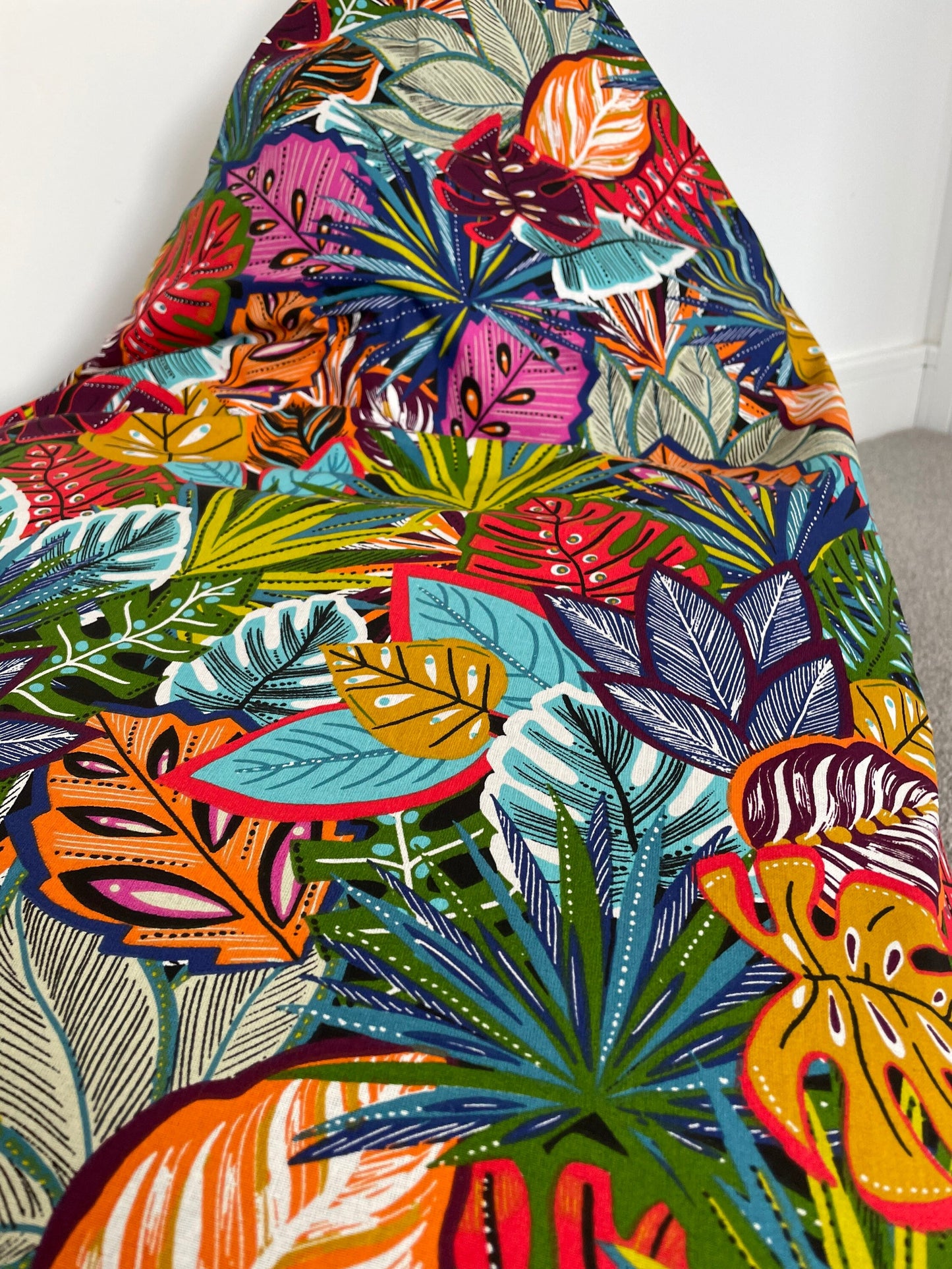 Autumn Leaves Children's Beanbag or Soft Toys Storage Beanbag Cover