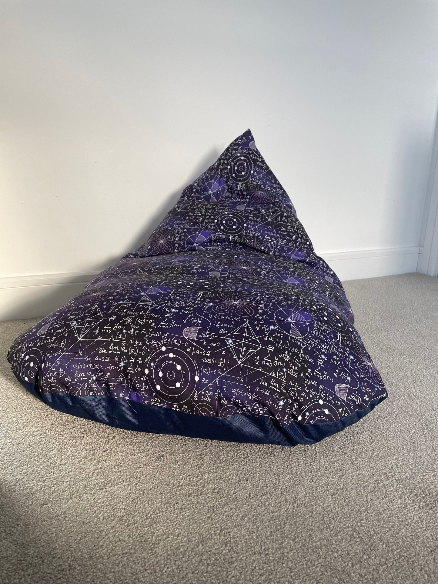 Math Equations Beanbag or Soft Toys Storage Beanbag Cover