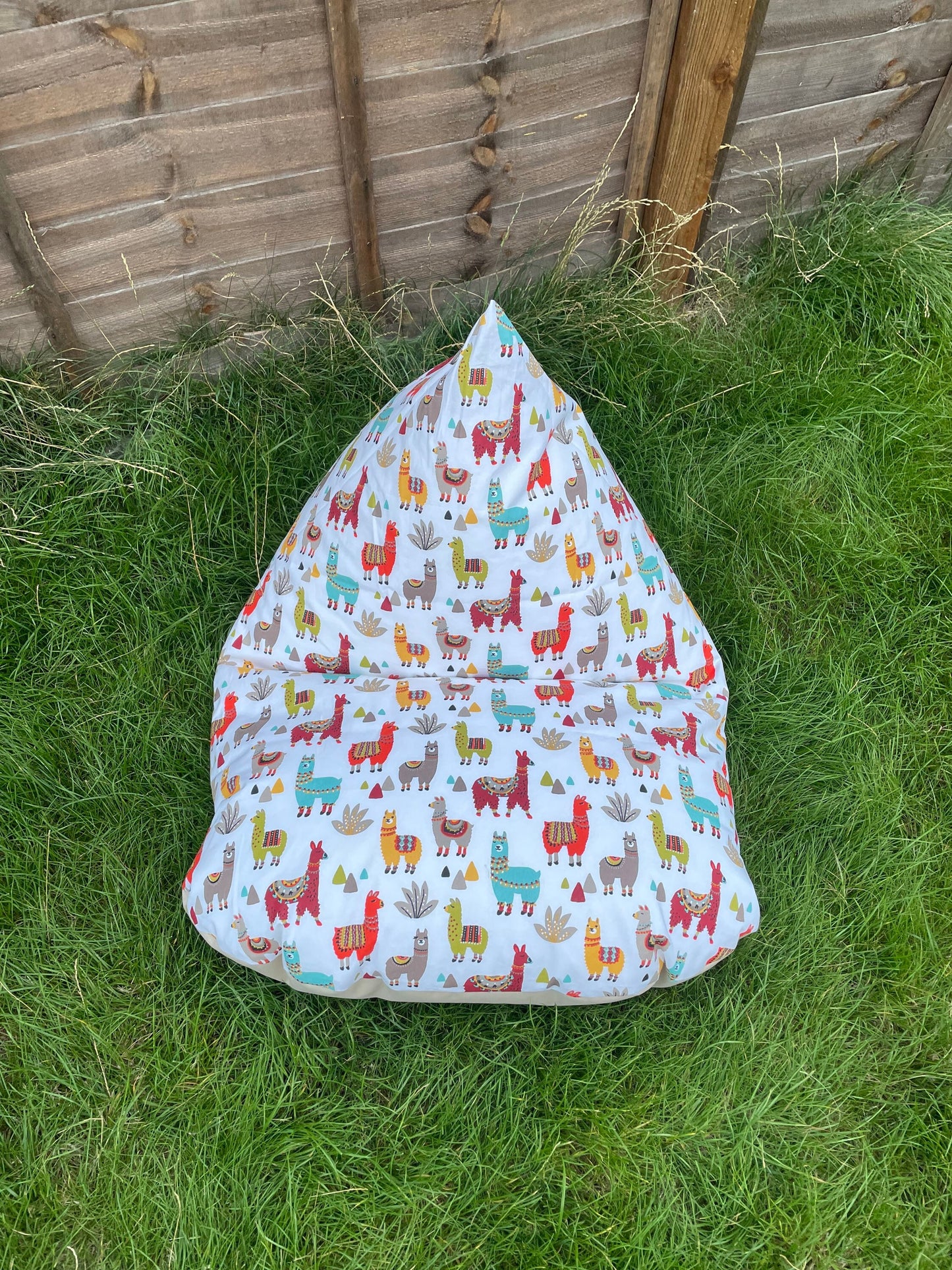 Party Llamas Beanbag or Soft Toys Storage Beanbag Cover