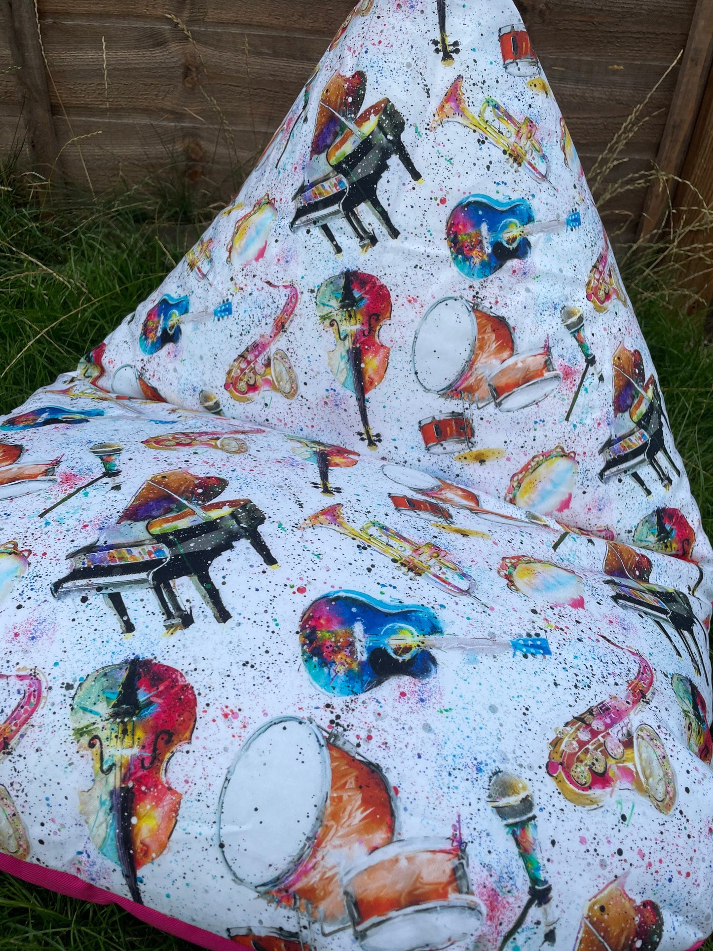 Musical Instruments Beanbag or Soft Toys Storage Beanbag Cover