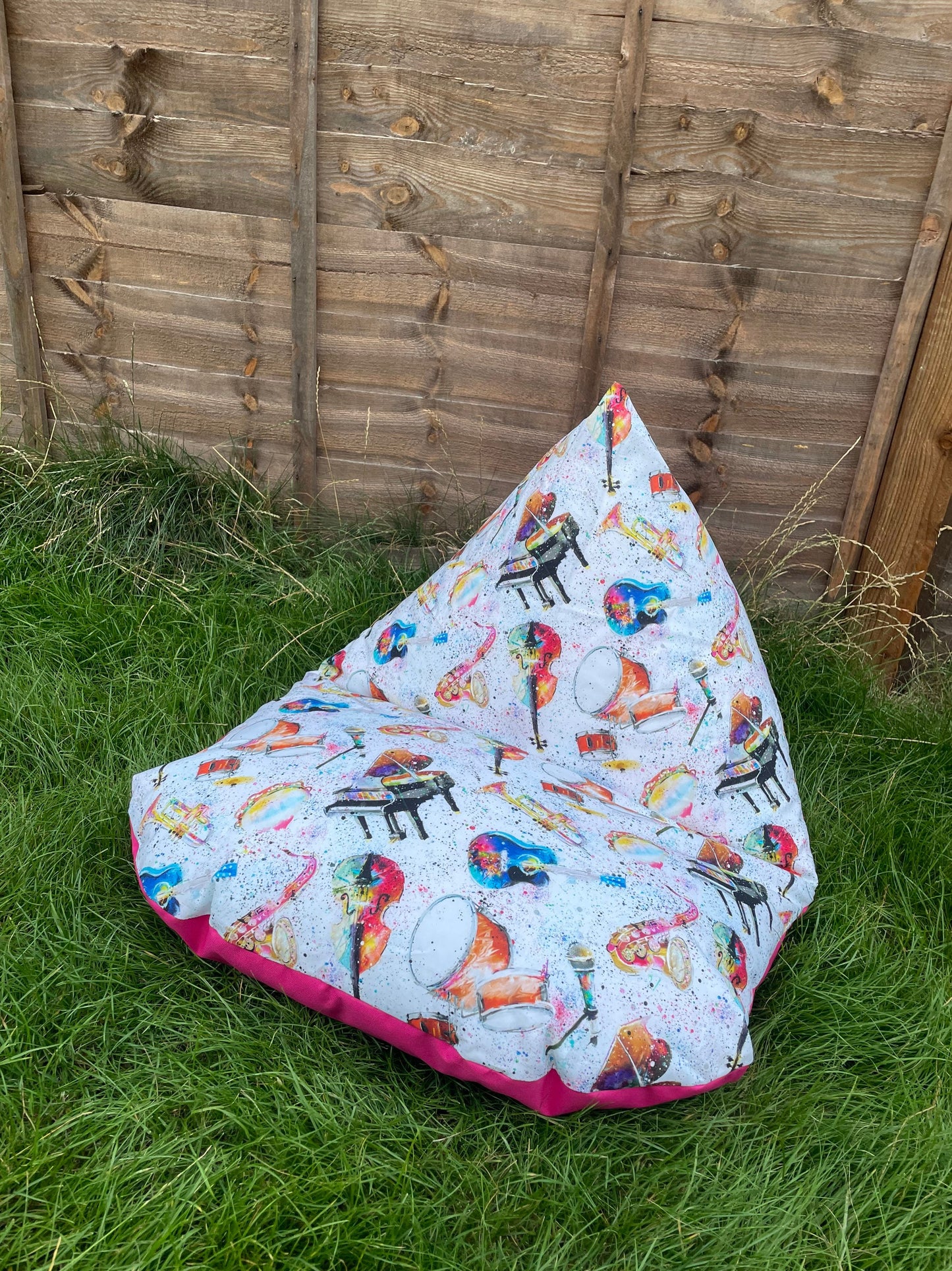 Musical Instruments Beanbag or Soft Toys Storage Beanbag Cover