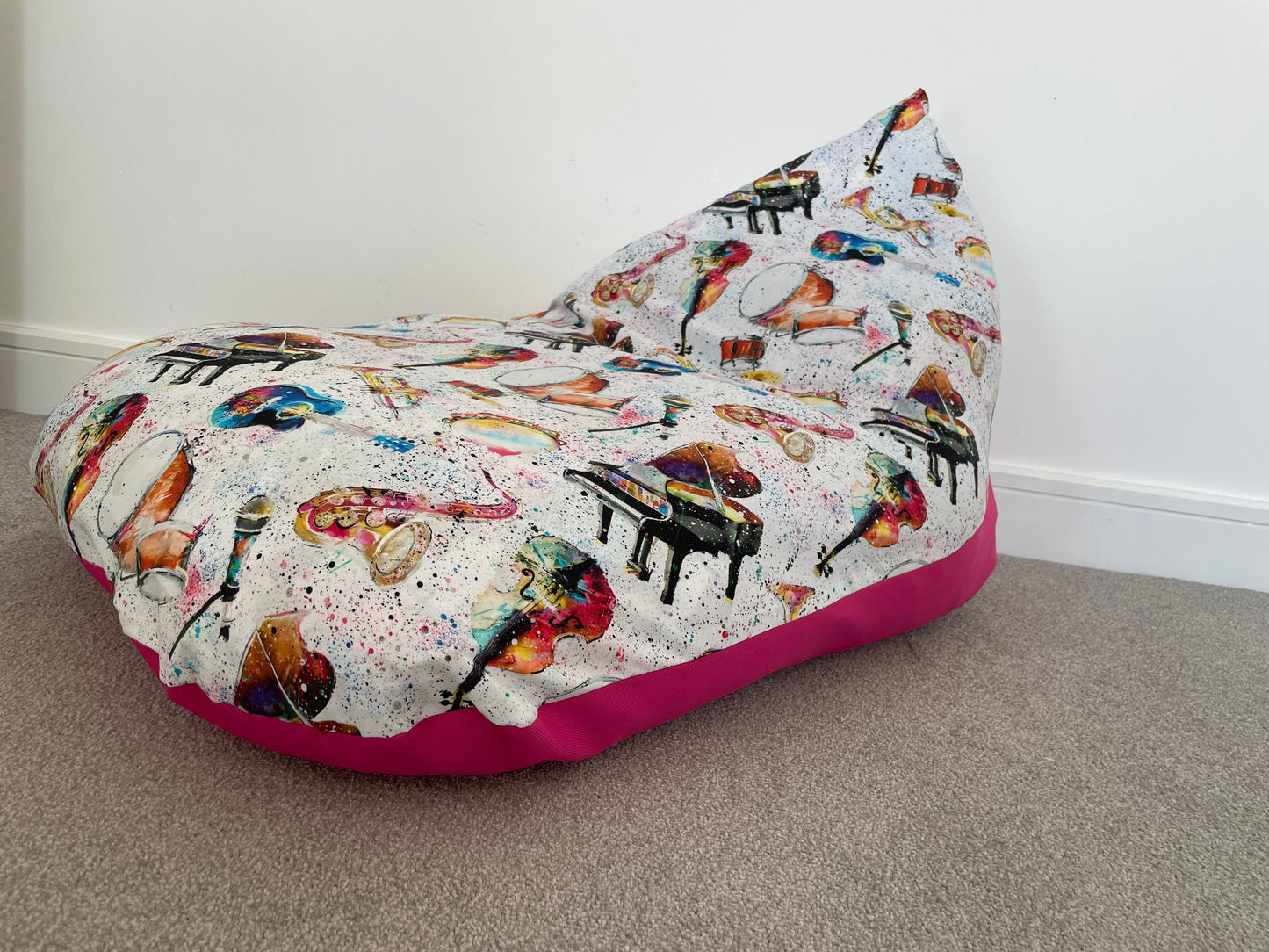 Musical Instruments Beanbag or Soft Toys Storage Beanbag Cover