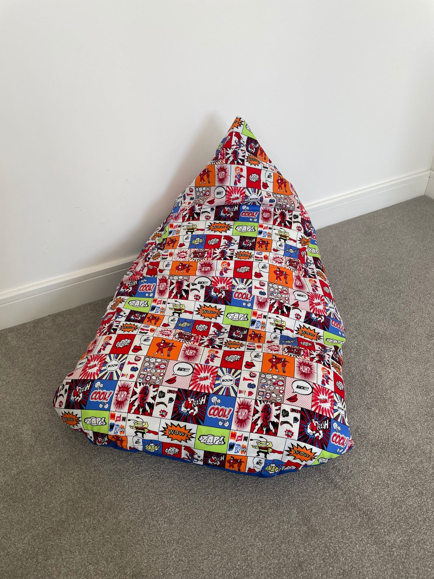 Superheroes Comic Book Beanbag or soft toys storage beanbag cover