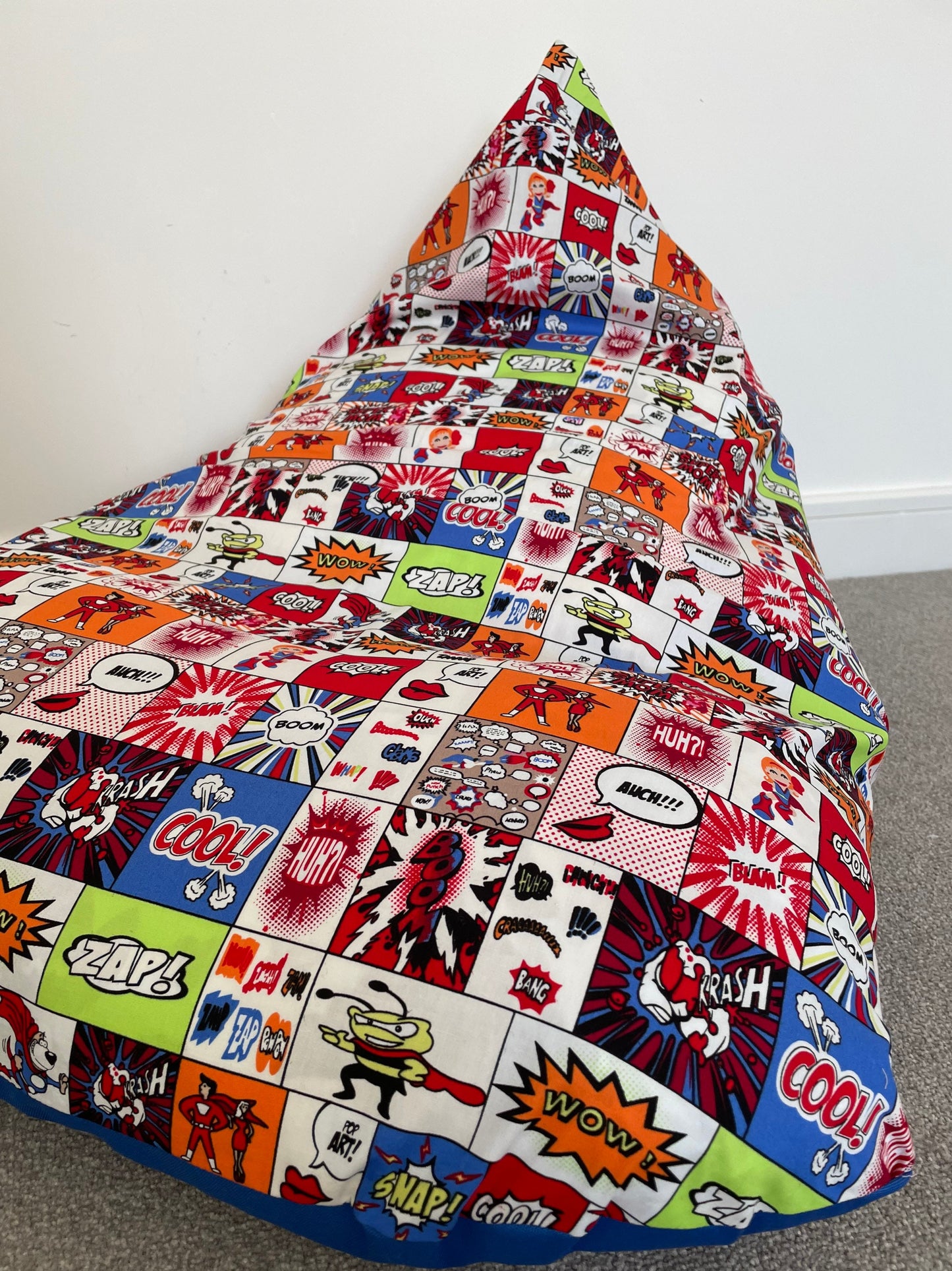 Superheroes Comic Book Beanbag or soft toys storage beanbag cover