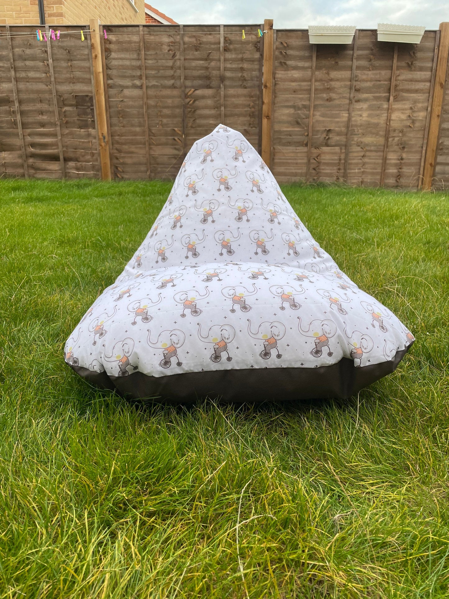 Elephants Beanbag or Soft Toys Storage Beanbag Cover