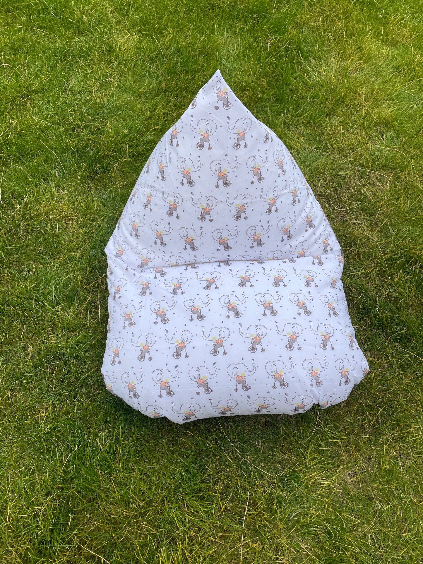 Elephants Beanbag or Soft Toys Storage Beanbag Cover