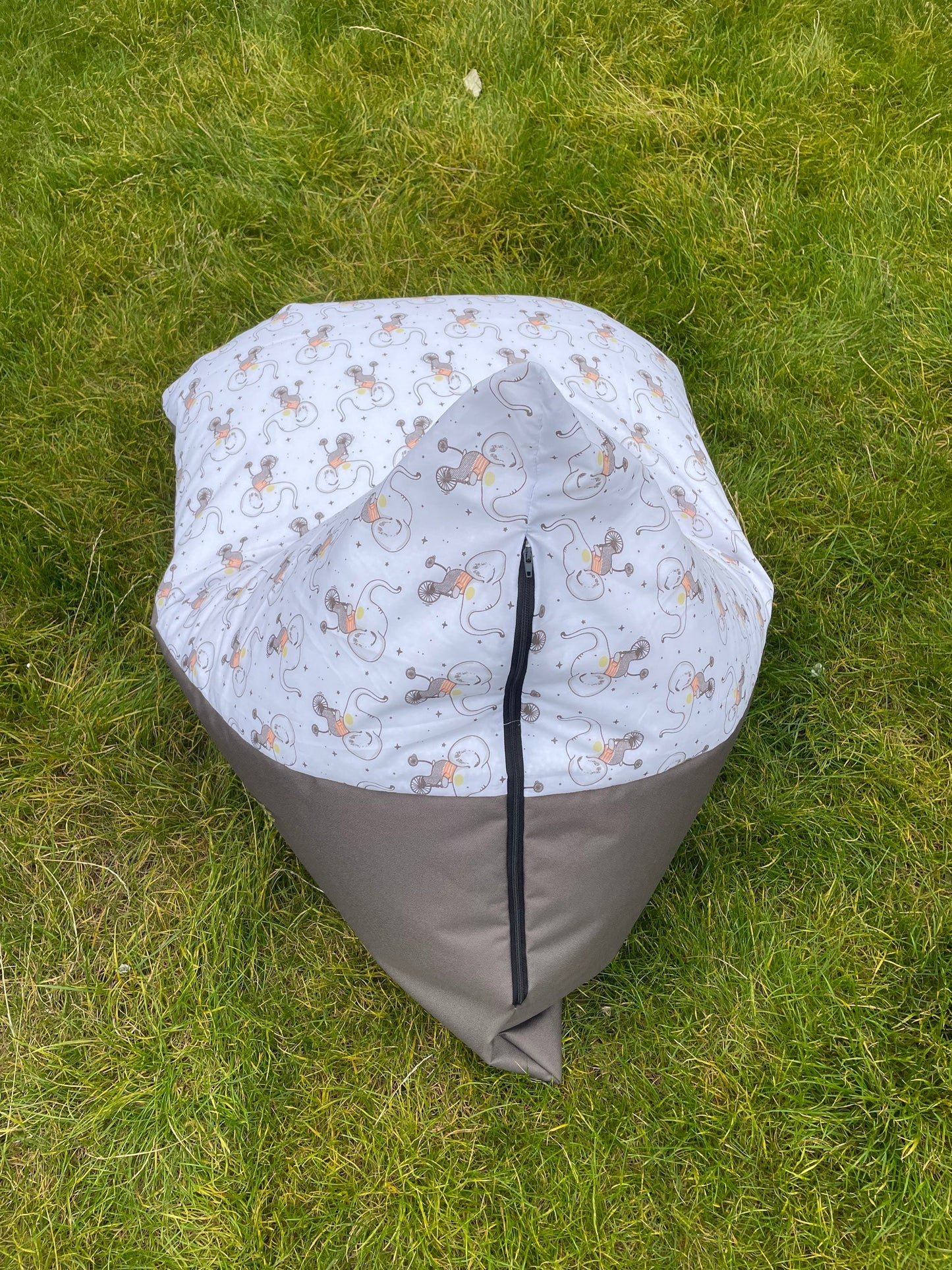 Elephants Beanbag or Soft Toys Storage Beanbag Cover