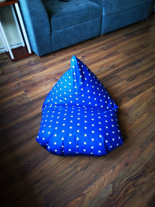 Starry Night Dream | The Blue and White Stars Beanbag