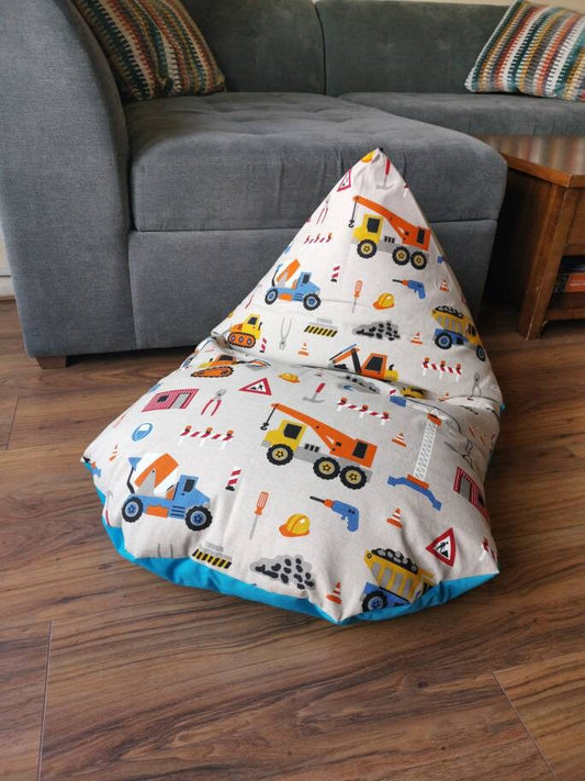 Construction Vehicles Children's Beanbag